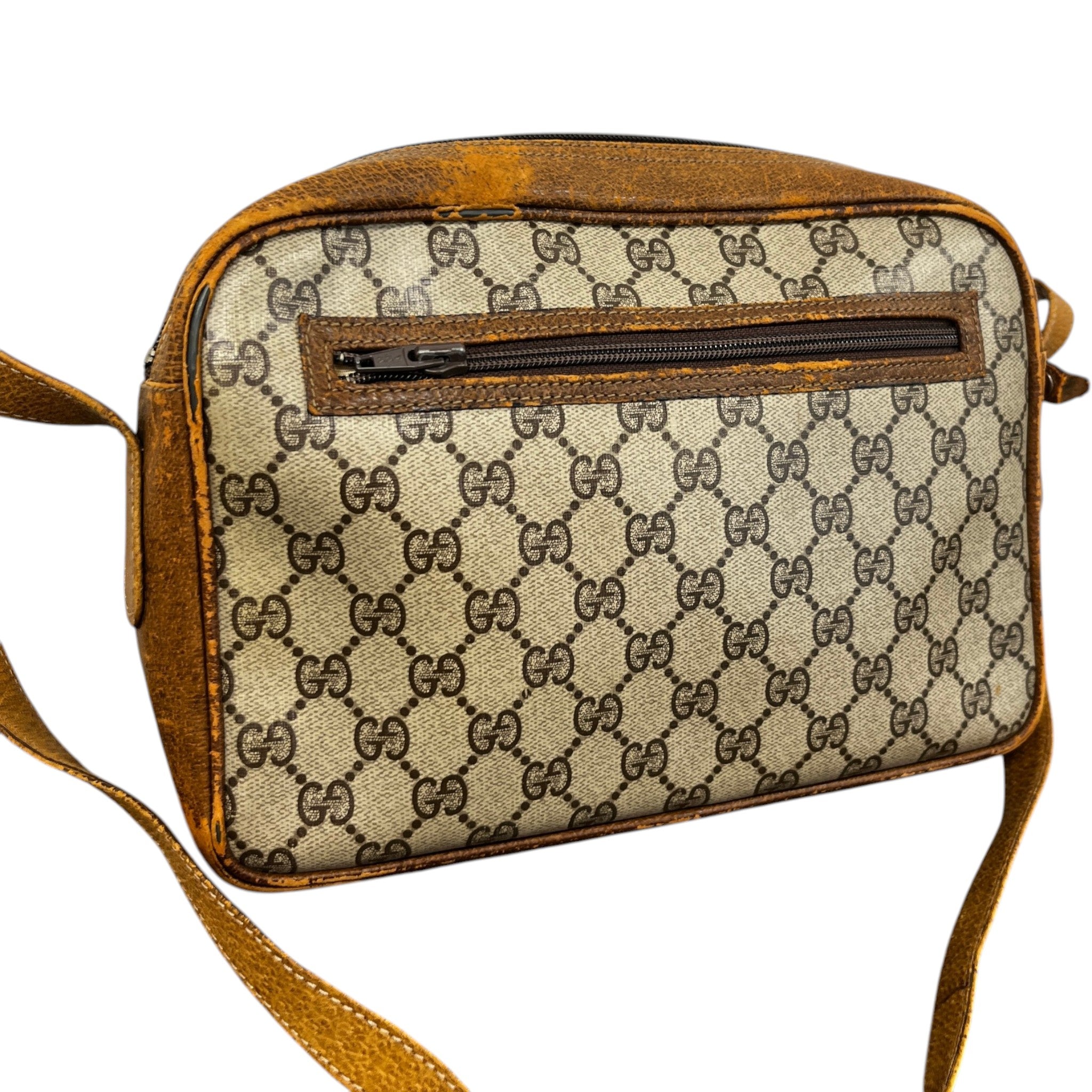 Women's Vintage Monogram Canvas Bag Beige