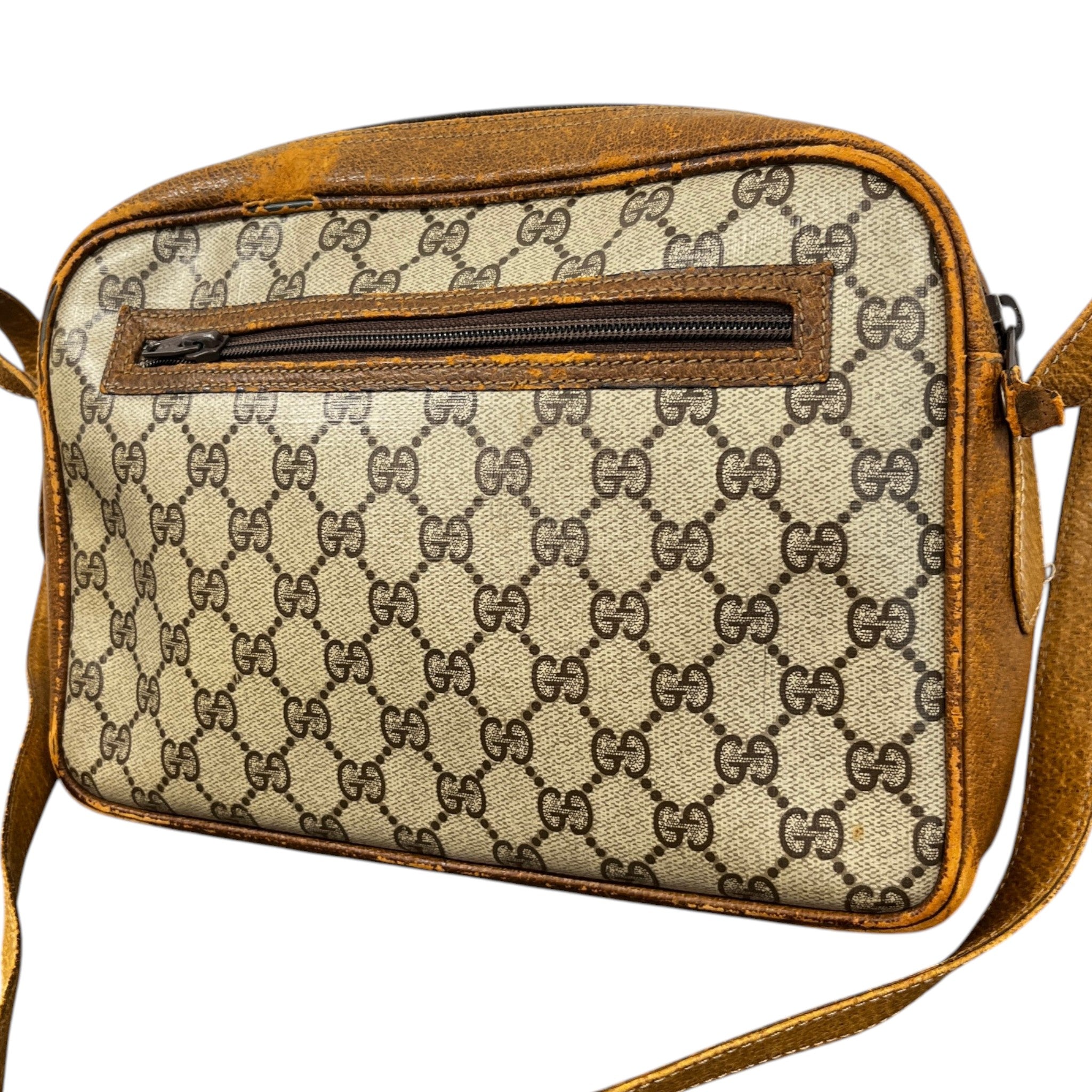 Women's Vintage Monogram Canvas Bag Beige