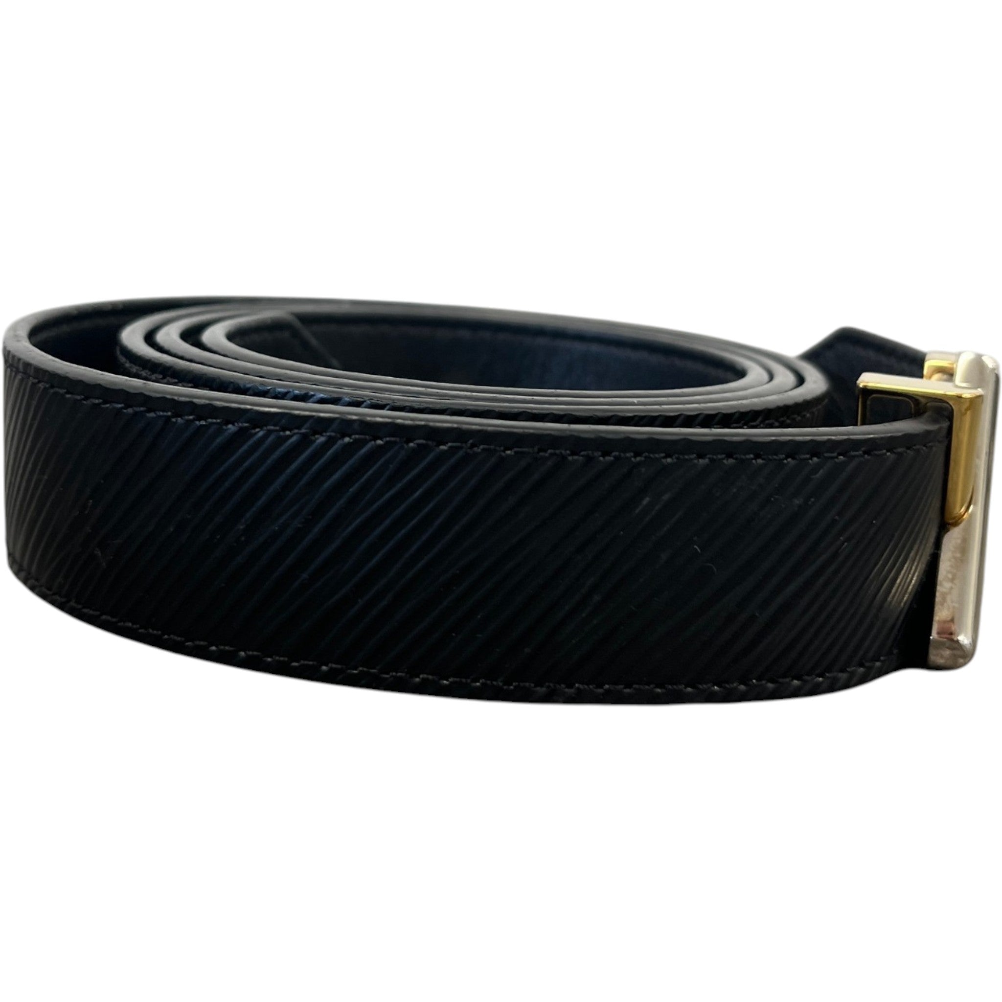 Women's Epi Twist Belt Black Size 90CM / UK 12