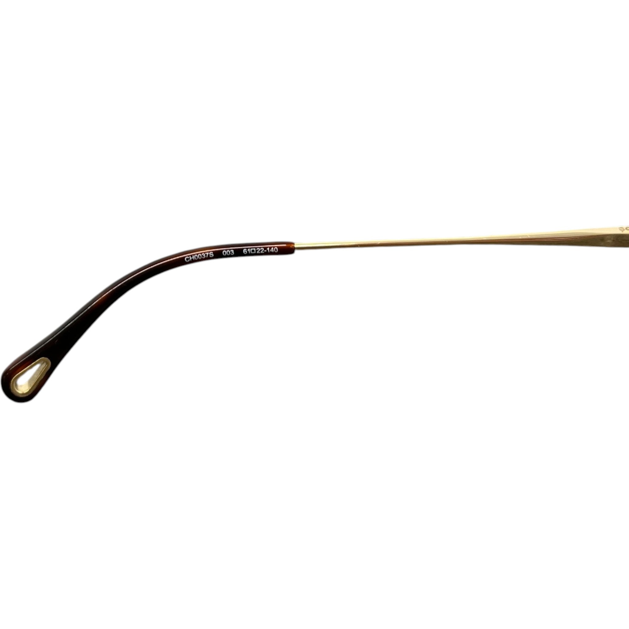 Women's Hannah Gold Tone Sunglasses Beige