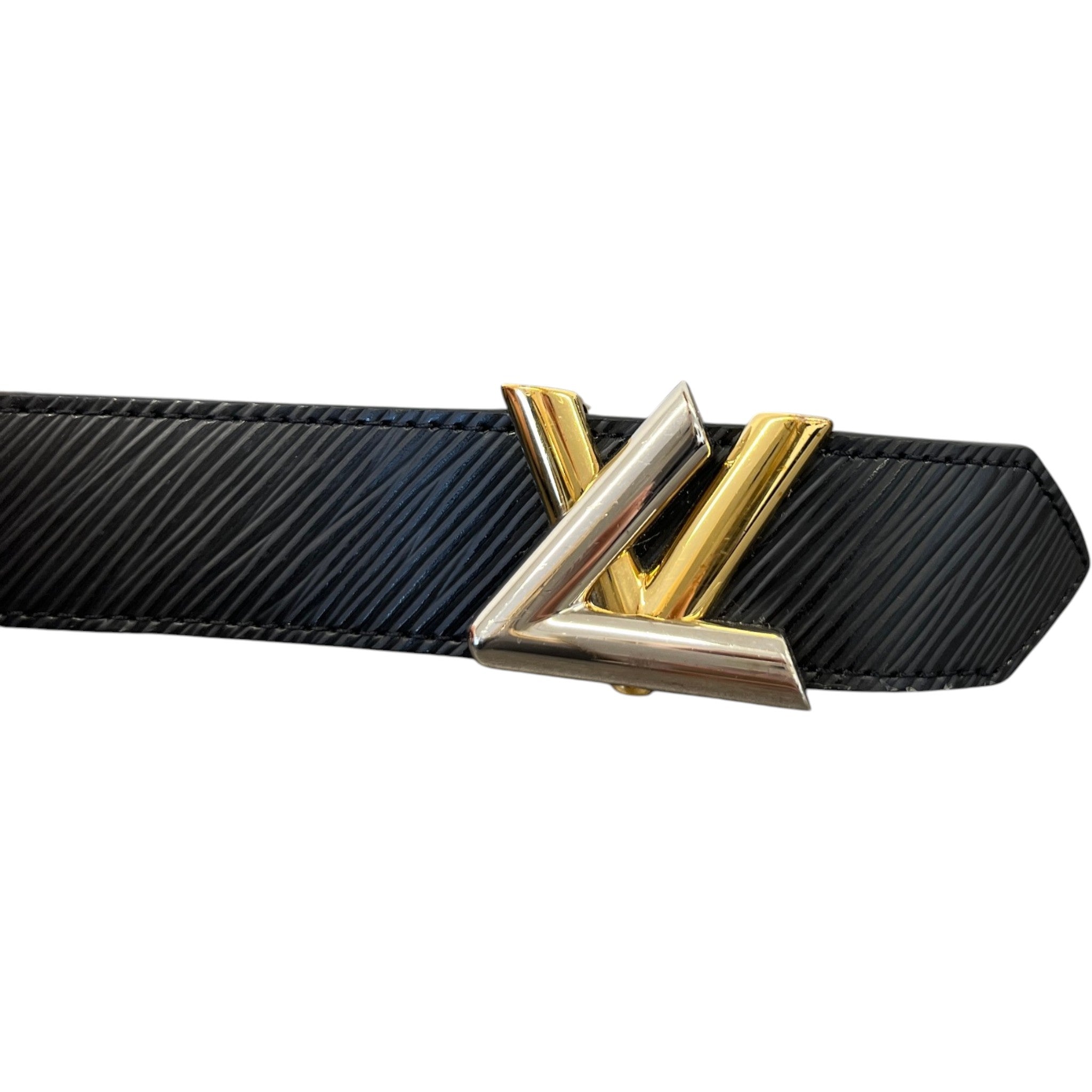 Women's Epi Twist Belt Black Size 90CM / UK 12