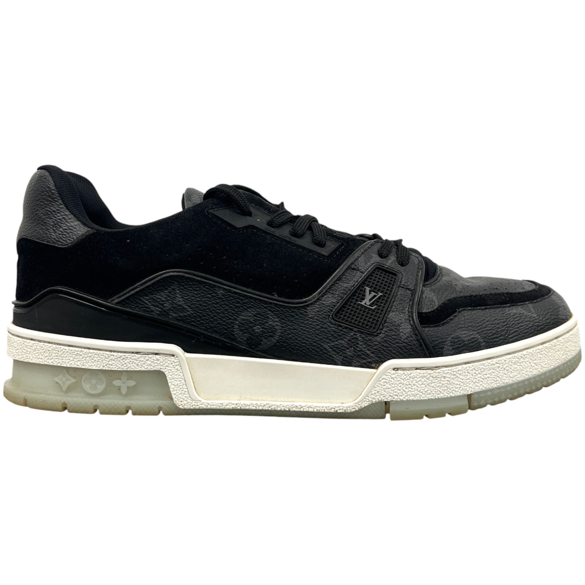 Men's Lv Trainer Low Trainers Black Size EU 40.5 / UK 6.5