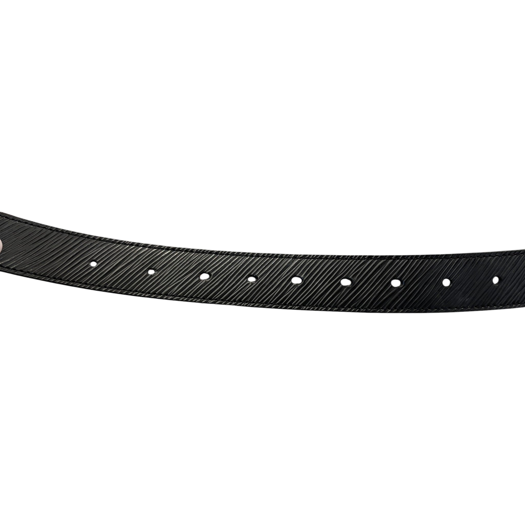 Women's Epi Twist Belt Black Size 90CM / UK 12