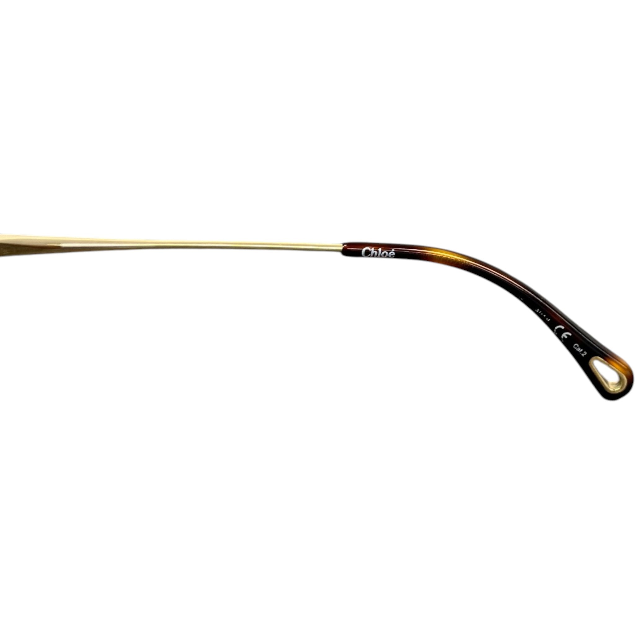 Women's Hannah Gold Tone Sunglasses Beige
