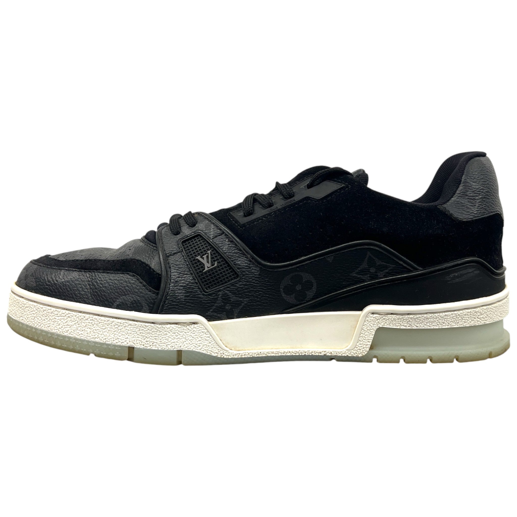 Men's Lv Trainer Low Trainers Black Size EU 40.5 / UK 6.5