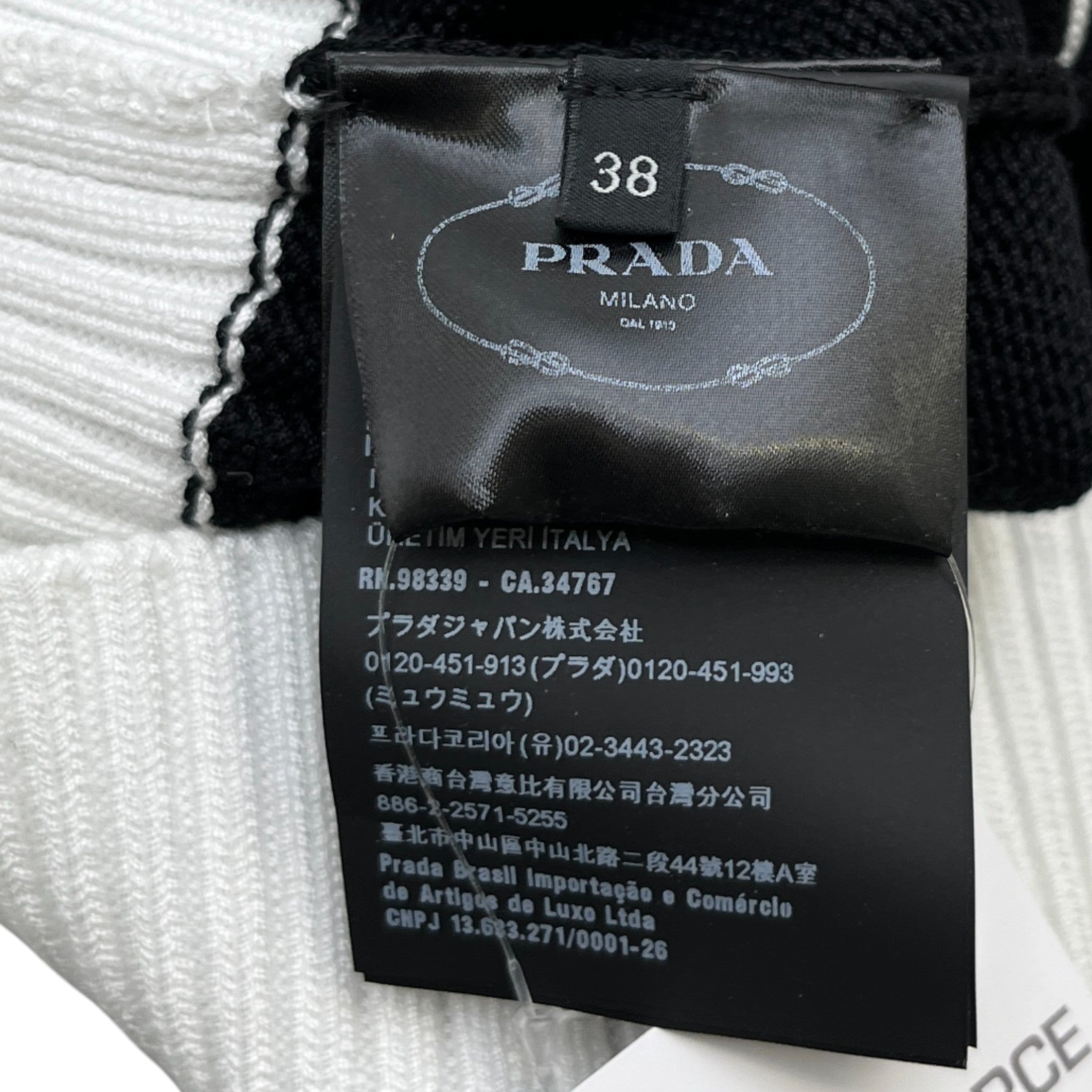 Women's Cotton Crew-Neck Logo Top Black Size XS