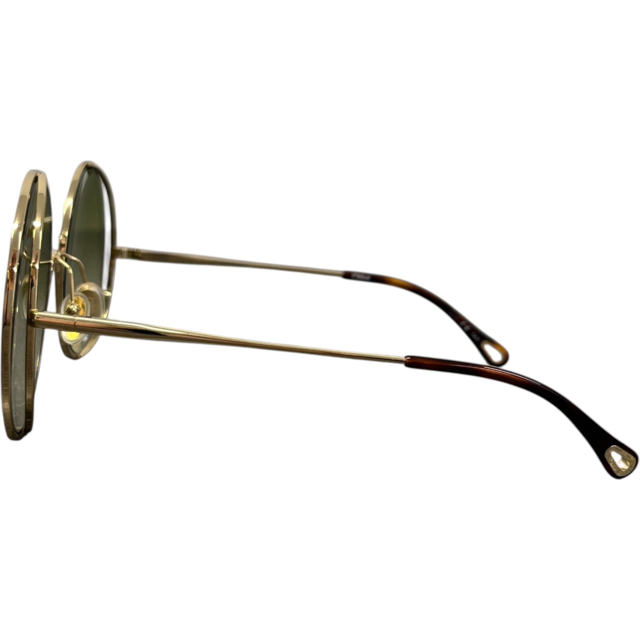 Women's Hannah Gold Tone Sunglasses Beige