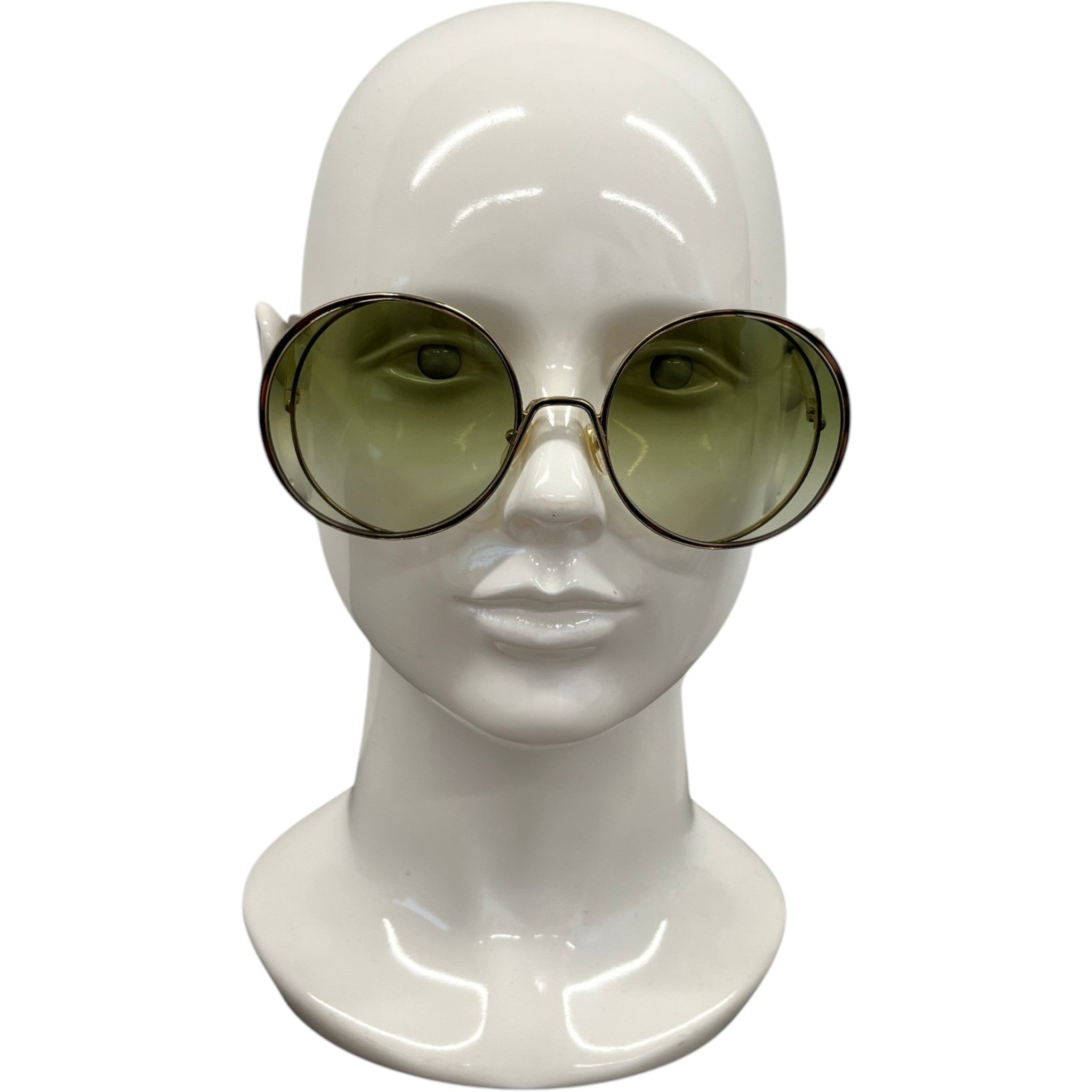 Women's Hannah Gold Tone Sunglasses Beige