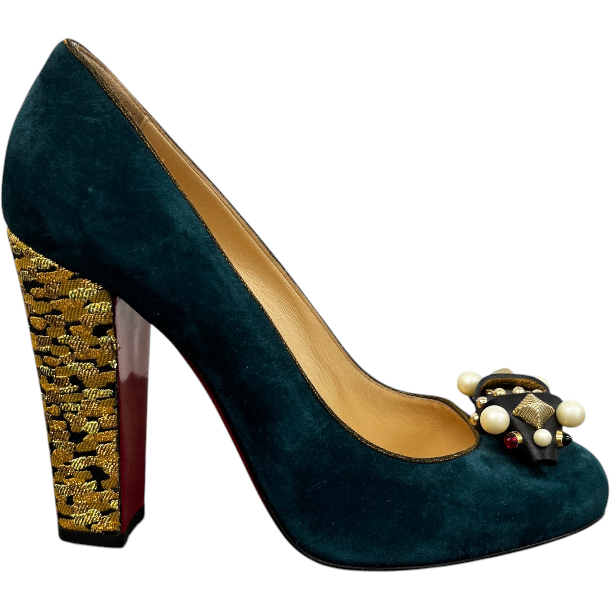 Women's Tudor Heels Green Size EU 40 / UK 7