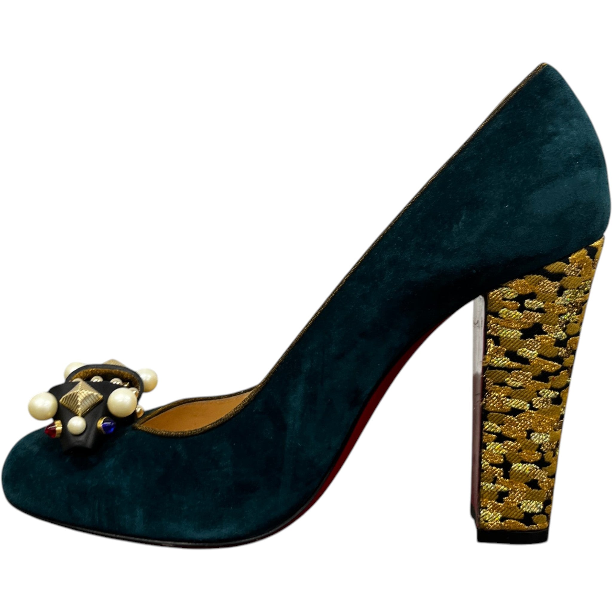 Women's Tudor Heels Green Size EU 40 / UK 7