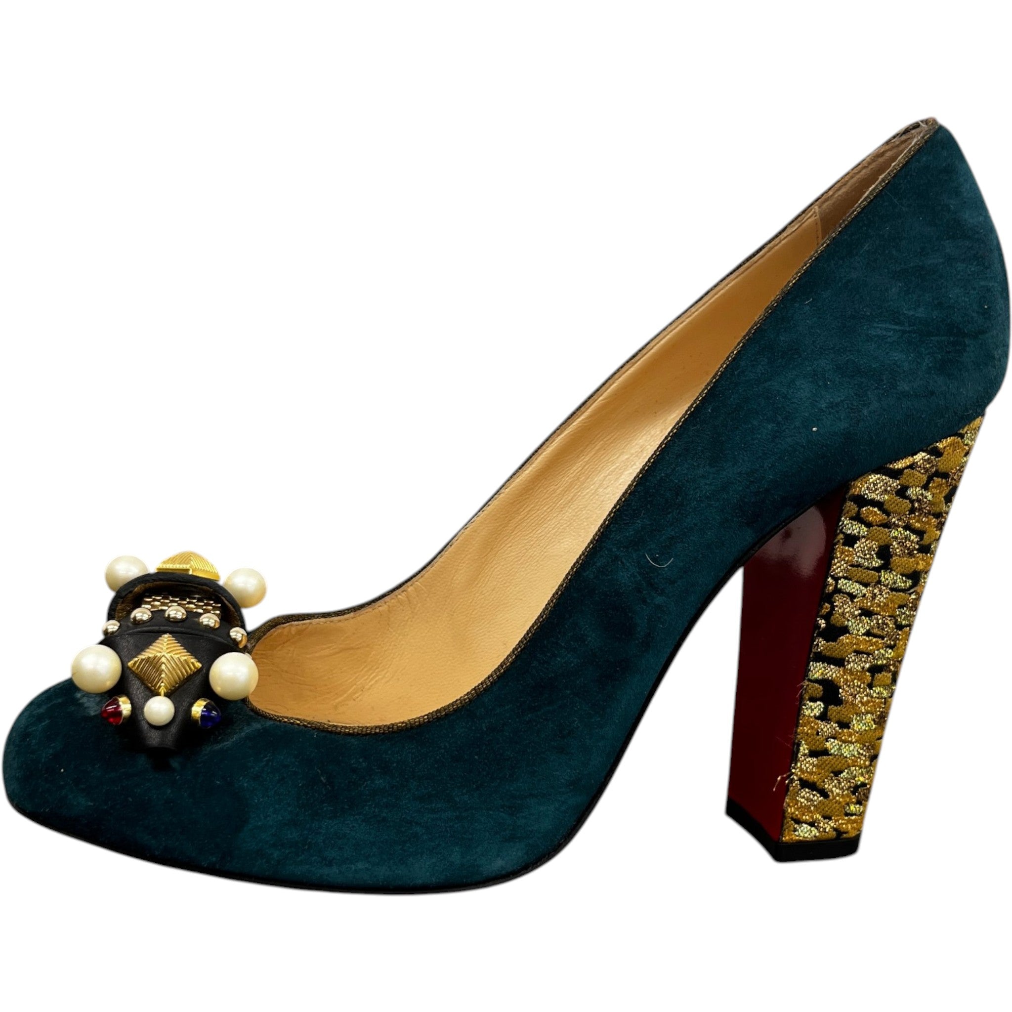 Women's Tudor Heels Green Size EU 40 / UK 7