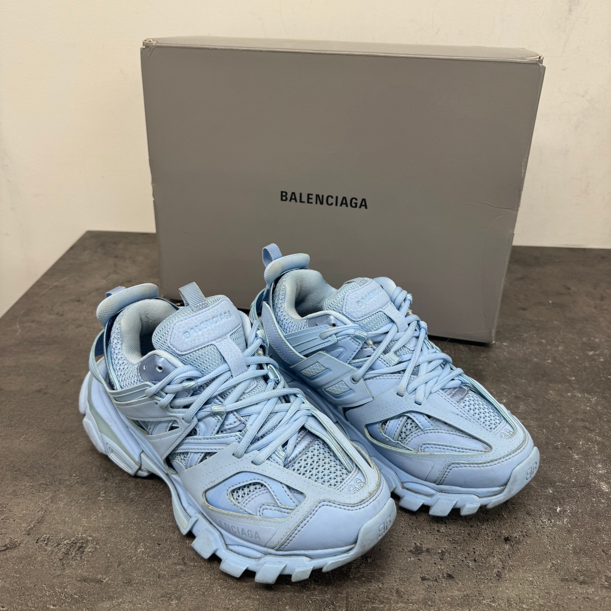 Women's Tracks Low Trainers Blue Size EU 38 / UK 5