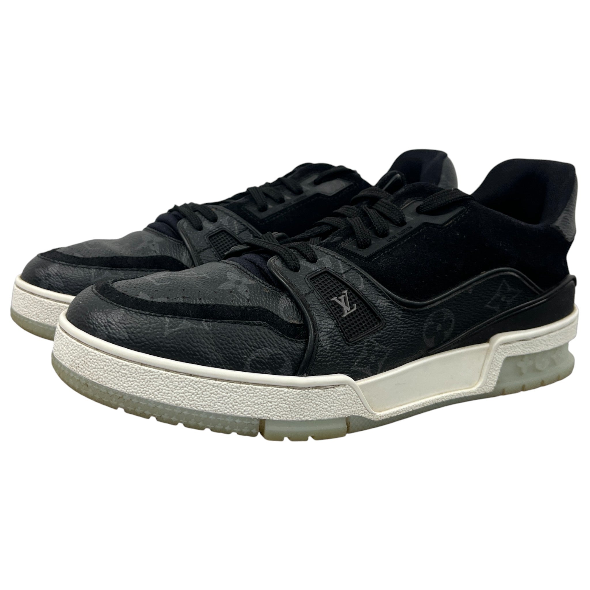 Men's Lv Trainer Low Trainers Black Size EU 40.5 / UK 6.5