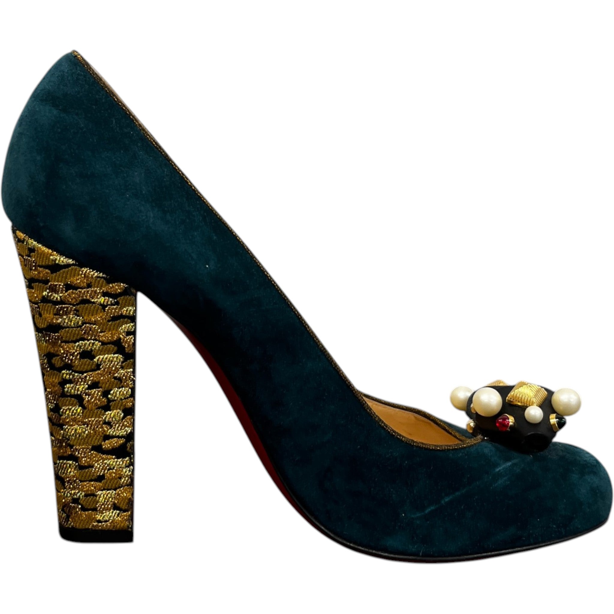 Women's Tudor Heels Green Size EU 40 / UK 7