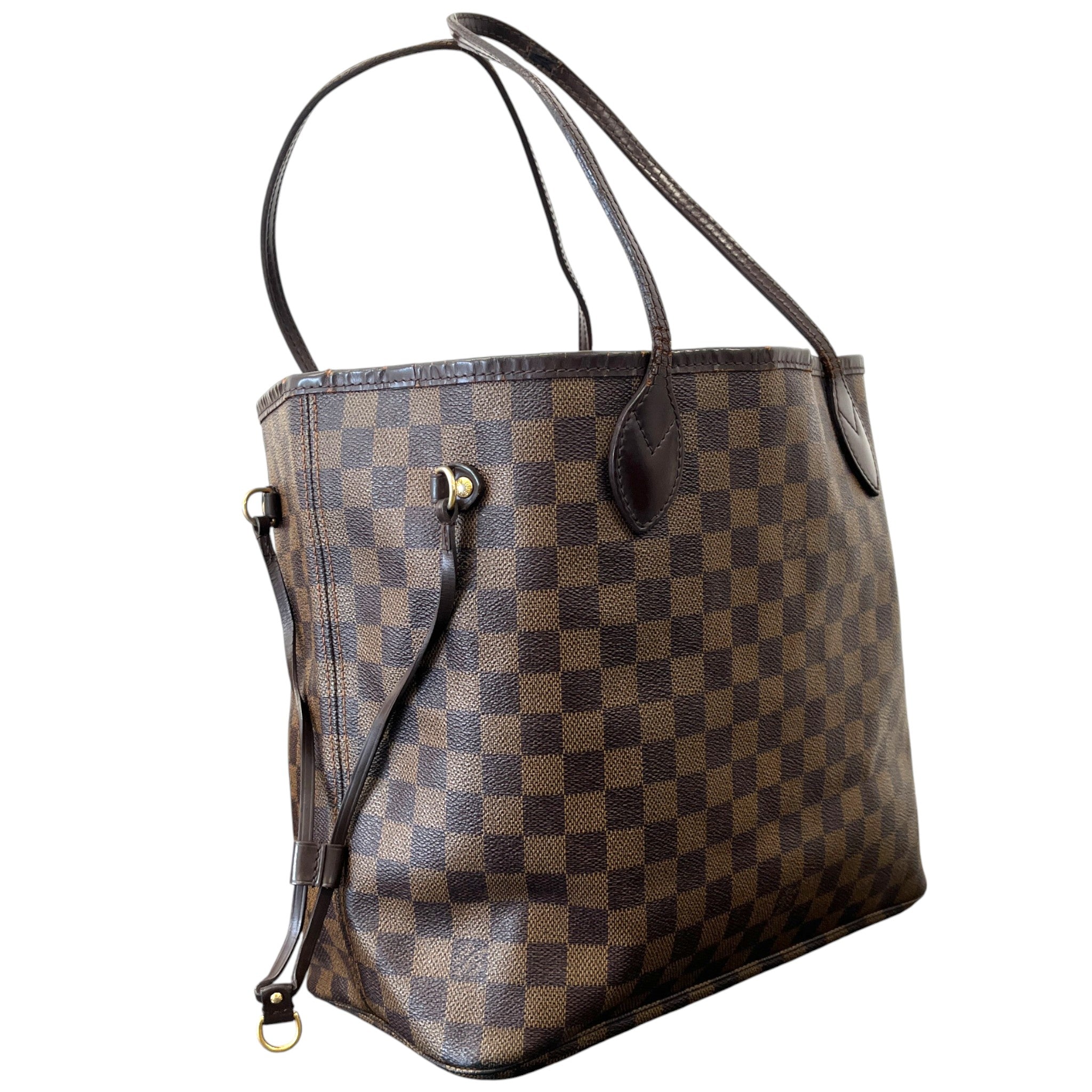 Women's Damier Ebene Neverfull Mm Tote Handbag Brown