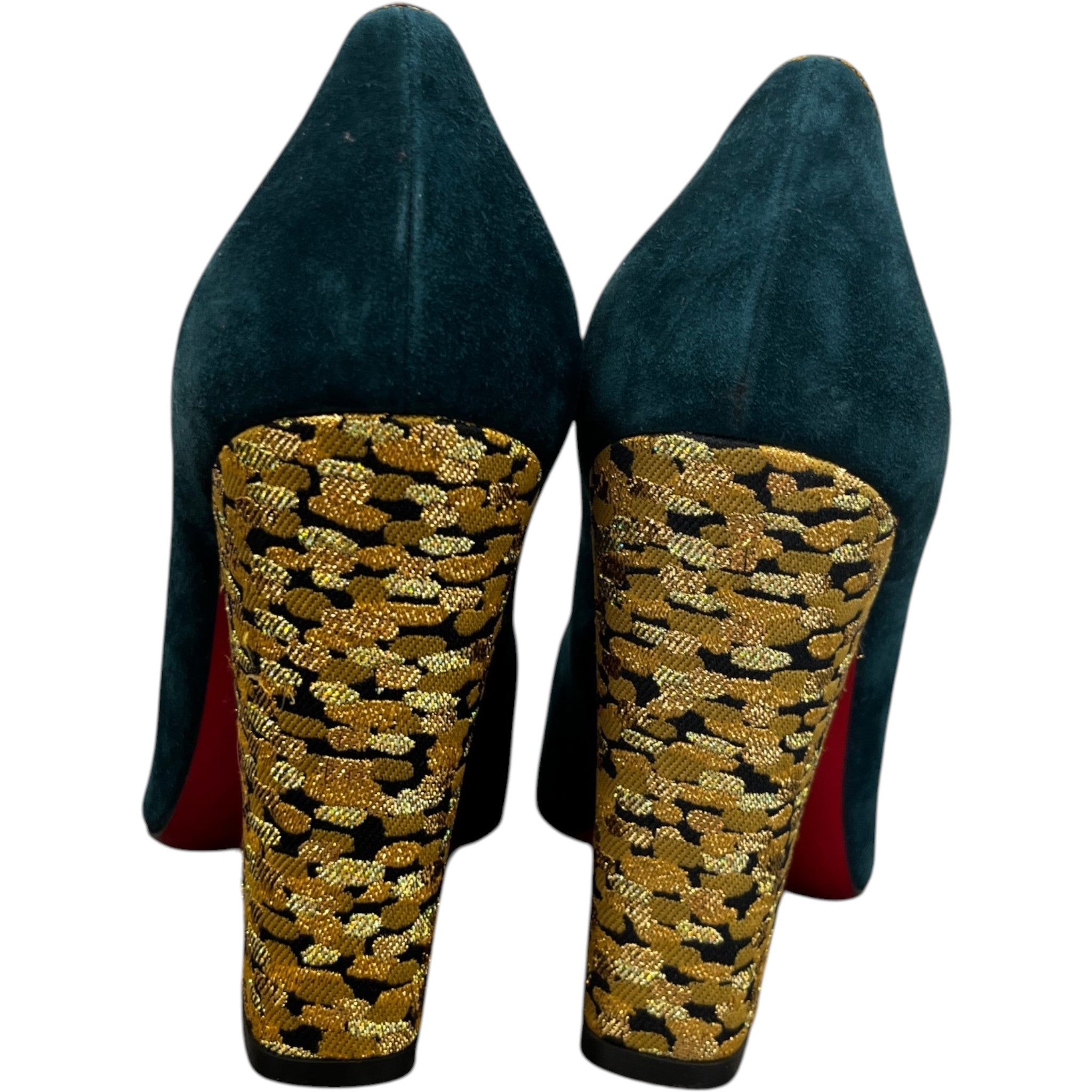 Women's Tudor Heels Green Size EU 40 / UK 7