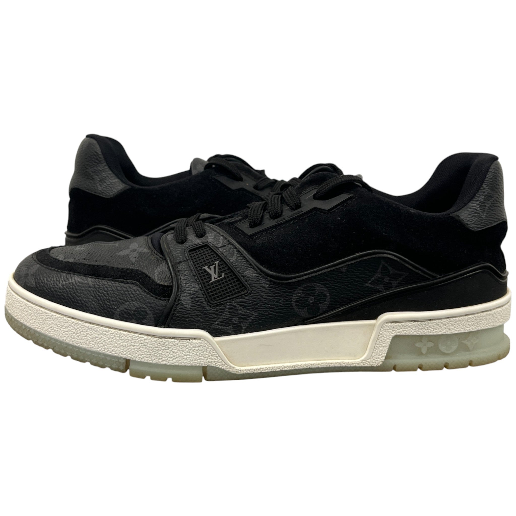 Men's Lv Trainer Low Trainers Black Size EU 40.5 / UK 6.5
