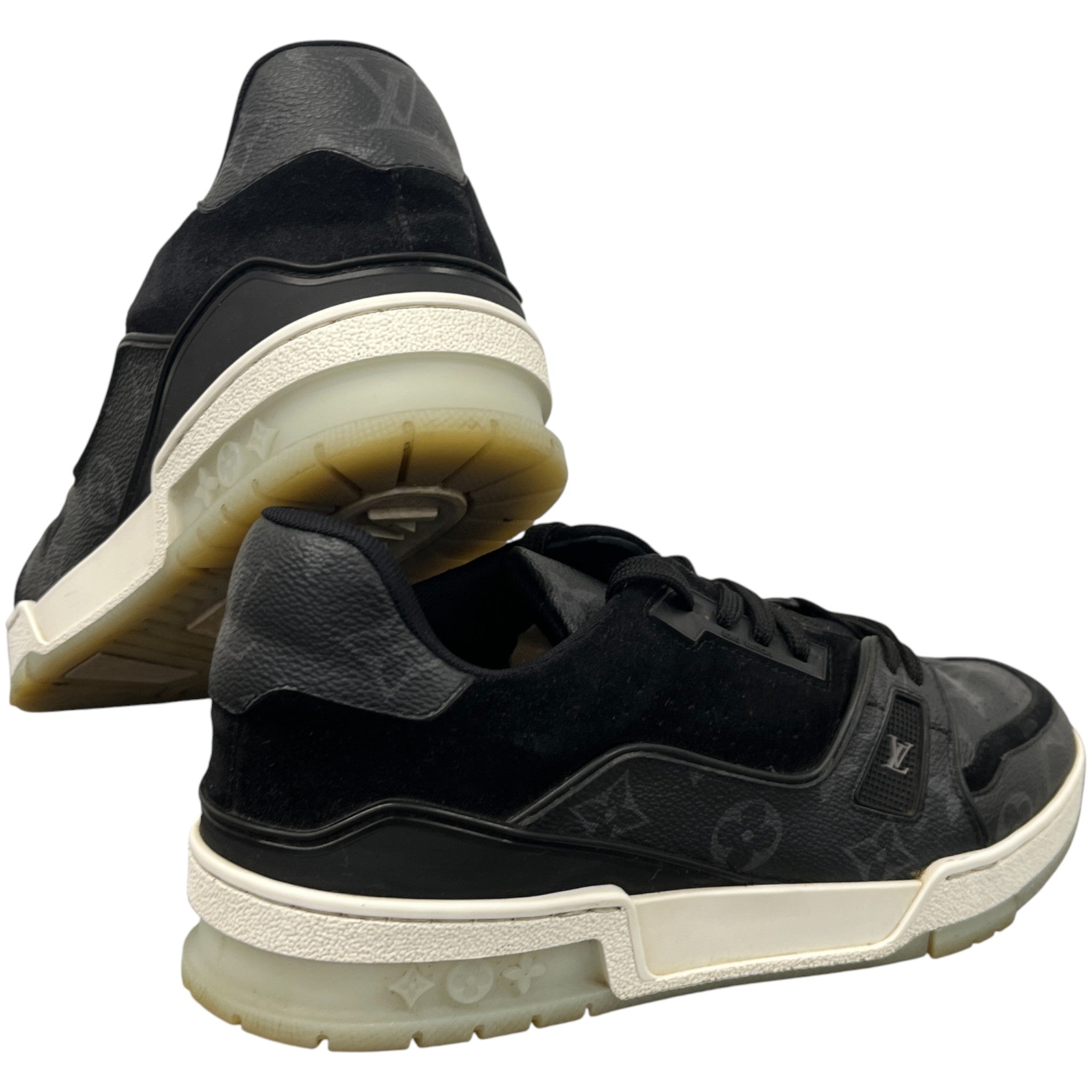 Men's Lv Trainer Low Trainers Black Size EU 40.5 / UK 6.5