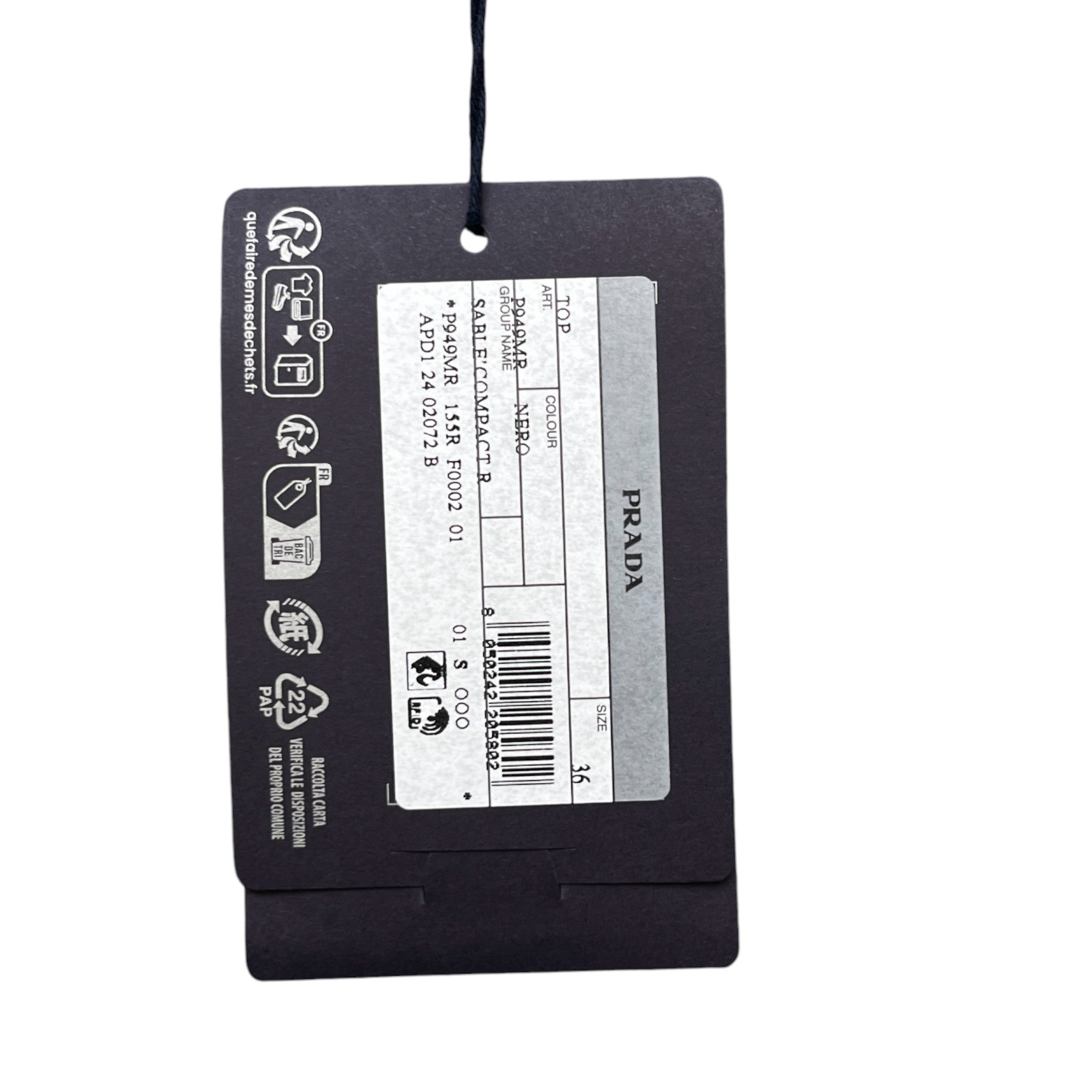 Women's Embroidered Sablè Compact Woven Top Black Size XXS