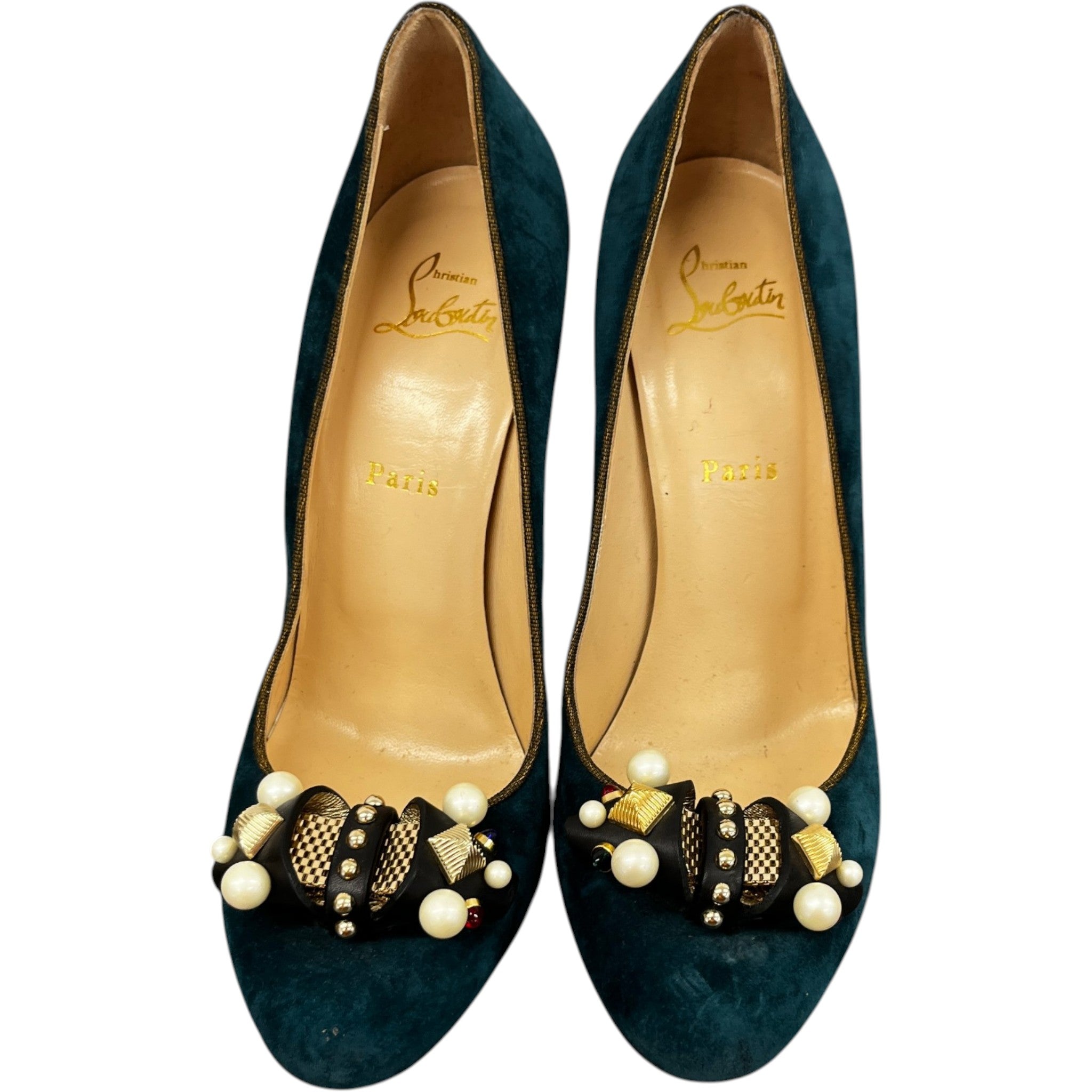 Women's Tudor Heels Green Size EU 40 / UK 7
