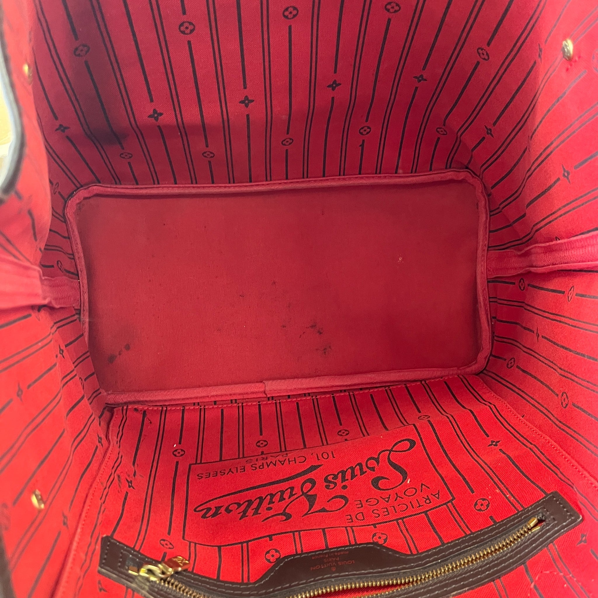 Women's Damier Ebene Neverfull Mm Tote Handbag Brown