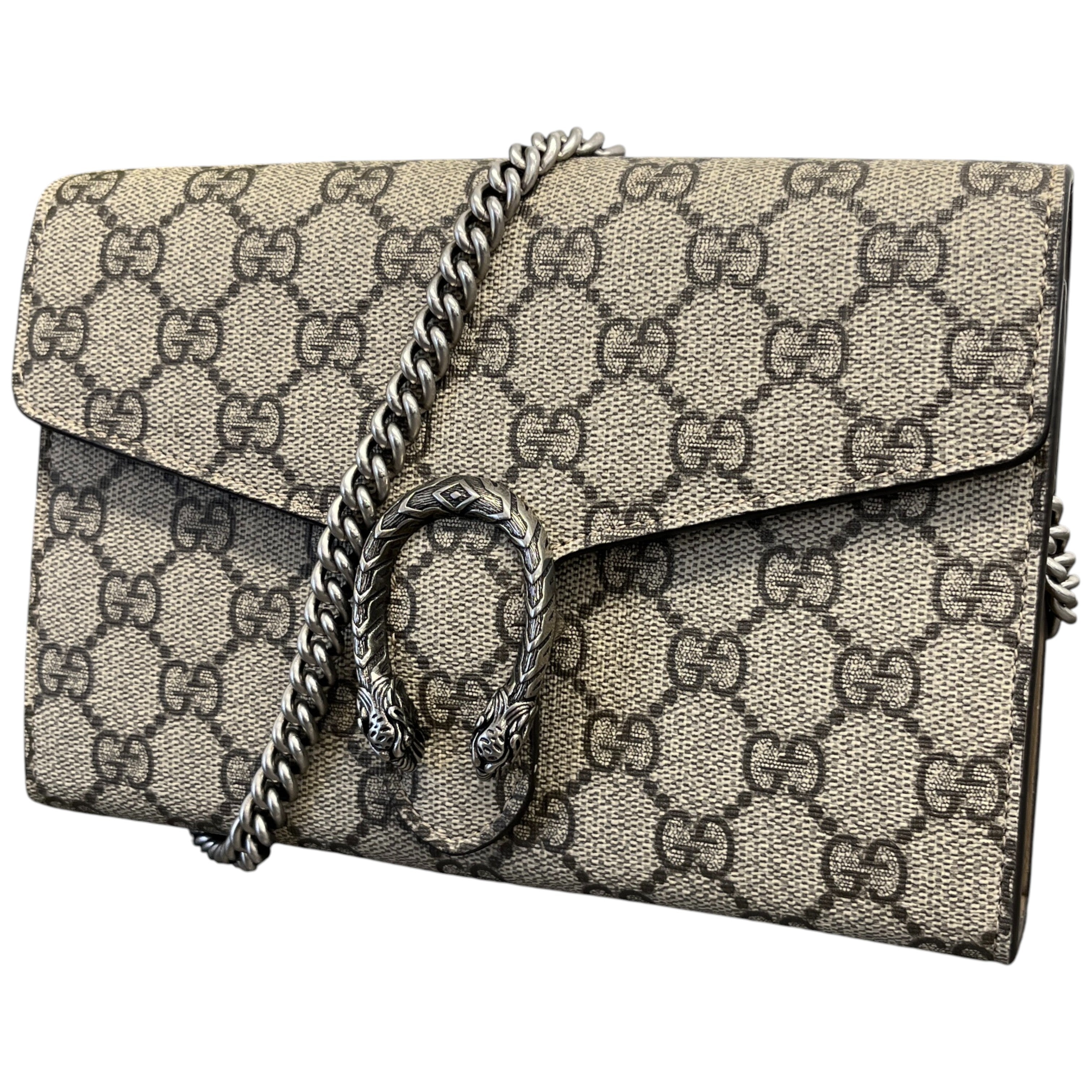 Women's Dionysus Wallet On Chain Bag Beige