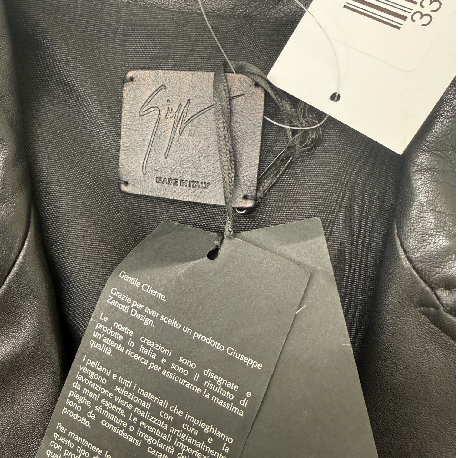 Men's Kian Biker Jacket Black Size S