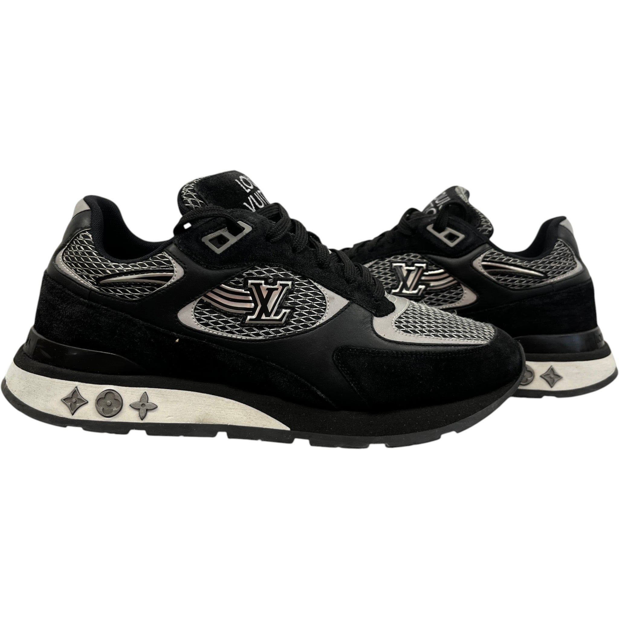 Men's Run Away Low Trainers Black Size EU 40 / UK 6