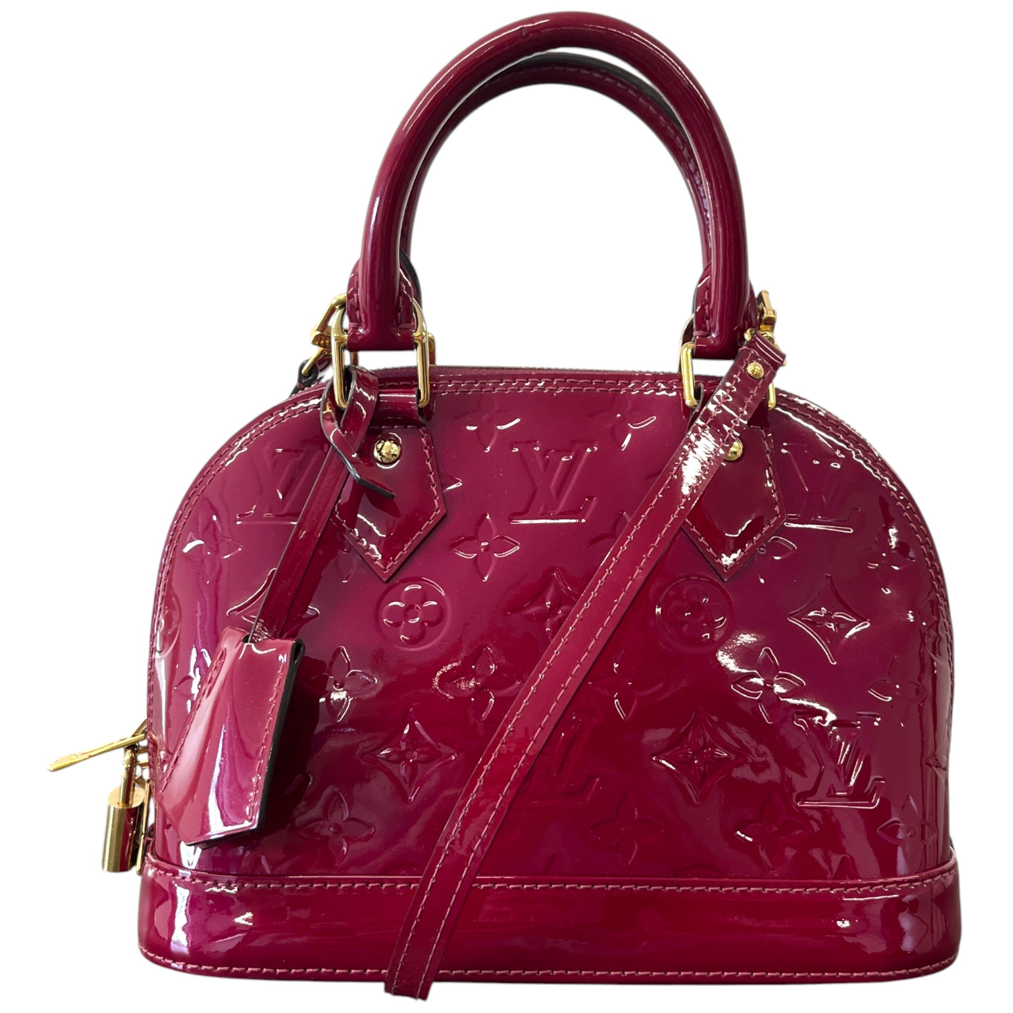 Women's Vernis Leather Alma Bb Bag Pink