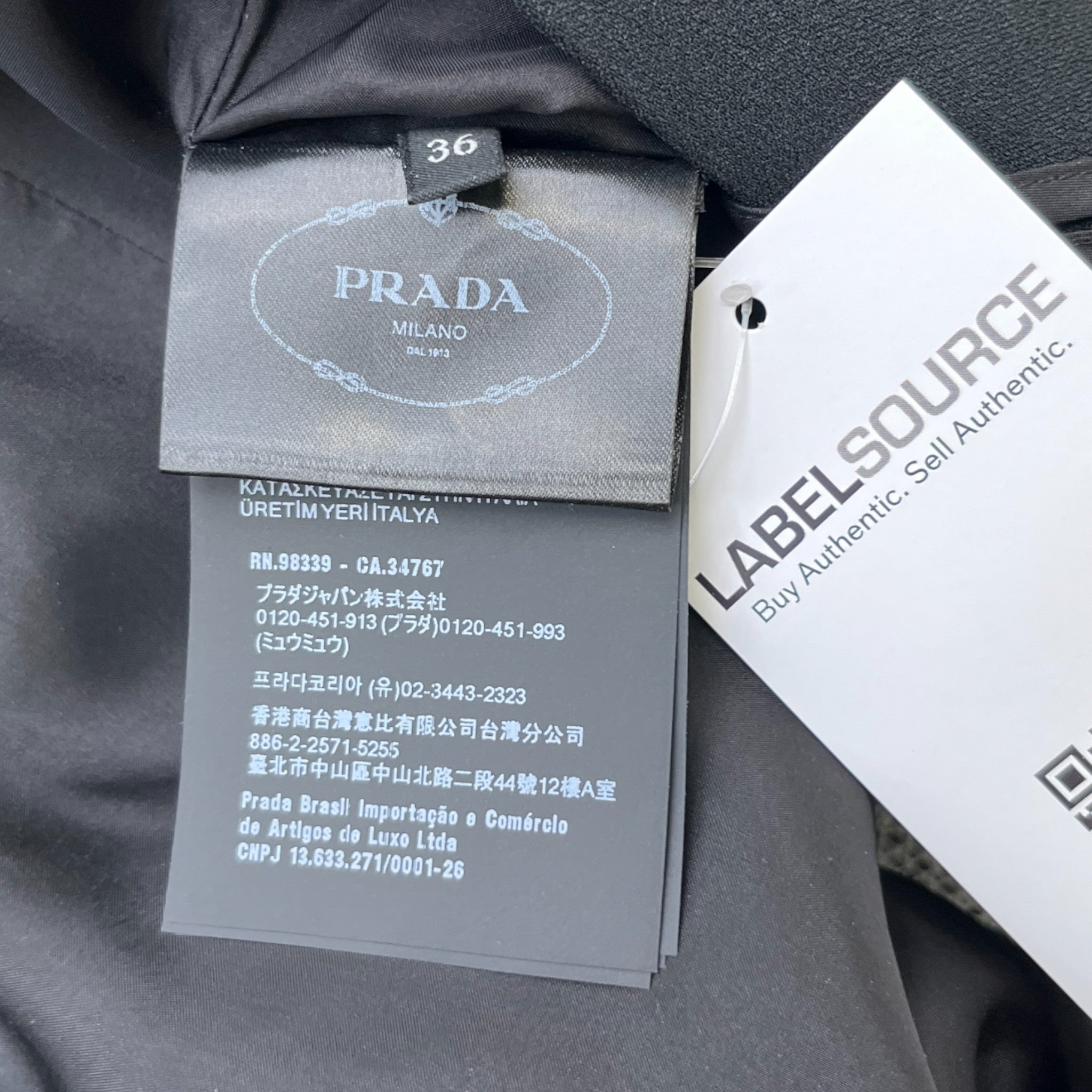 Women's Embroidered Sablè Compact Woven Top Black Size XXS