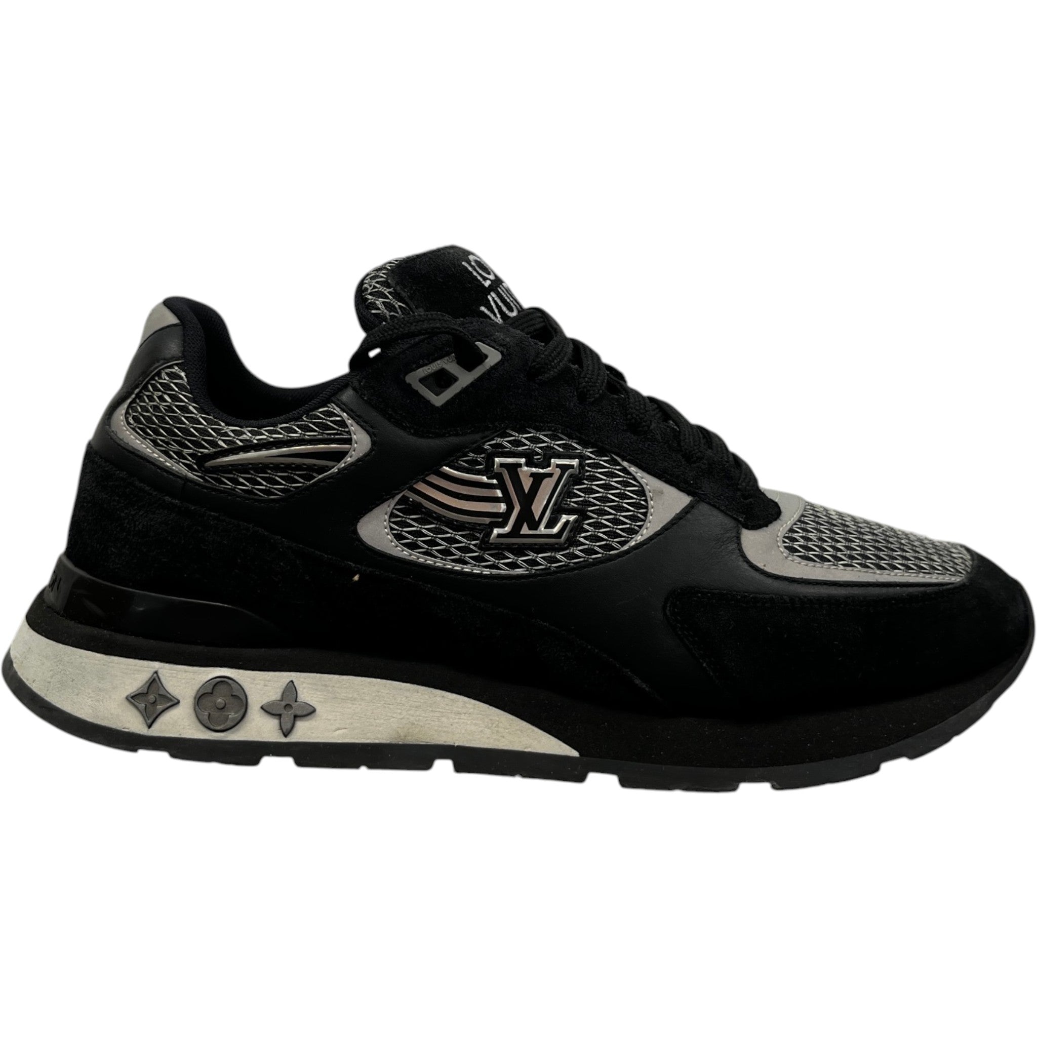Men's Run Away Low Trainers Black Size EU 40 / UK 6