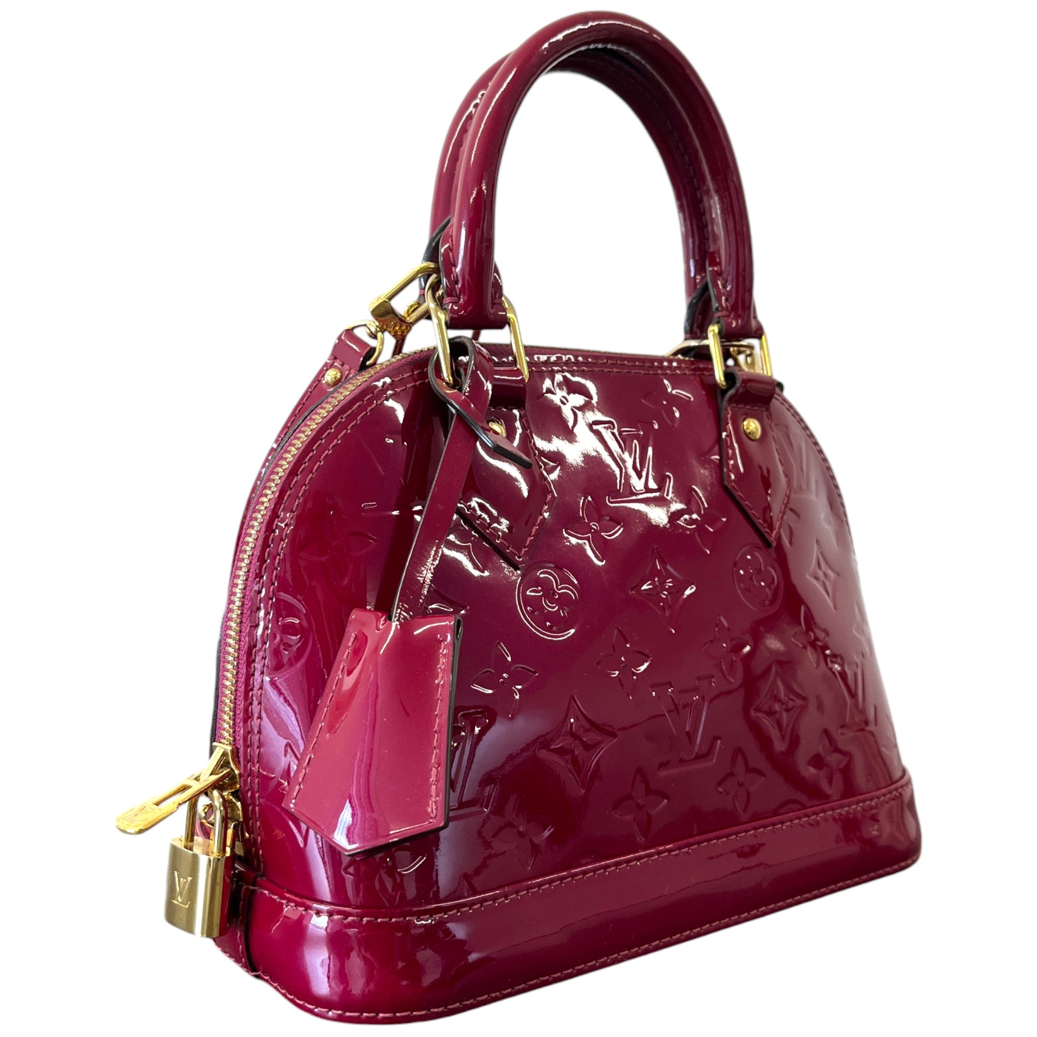 Women's Vernis Leather Alma Bb Bag Pink