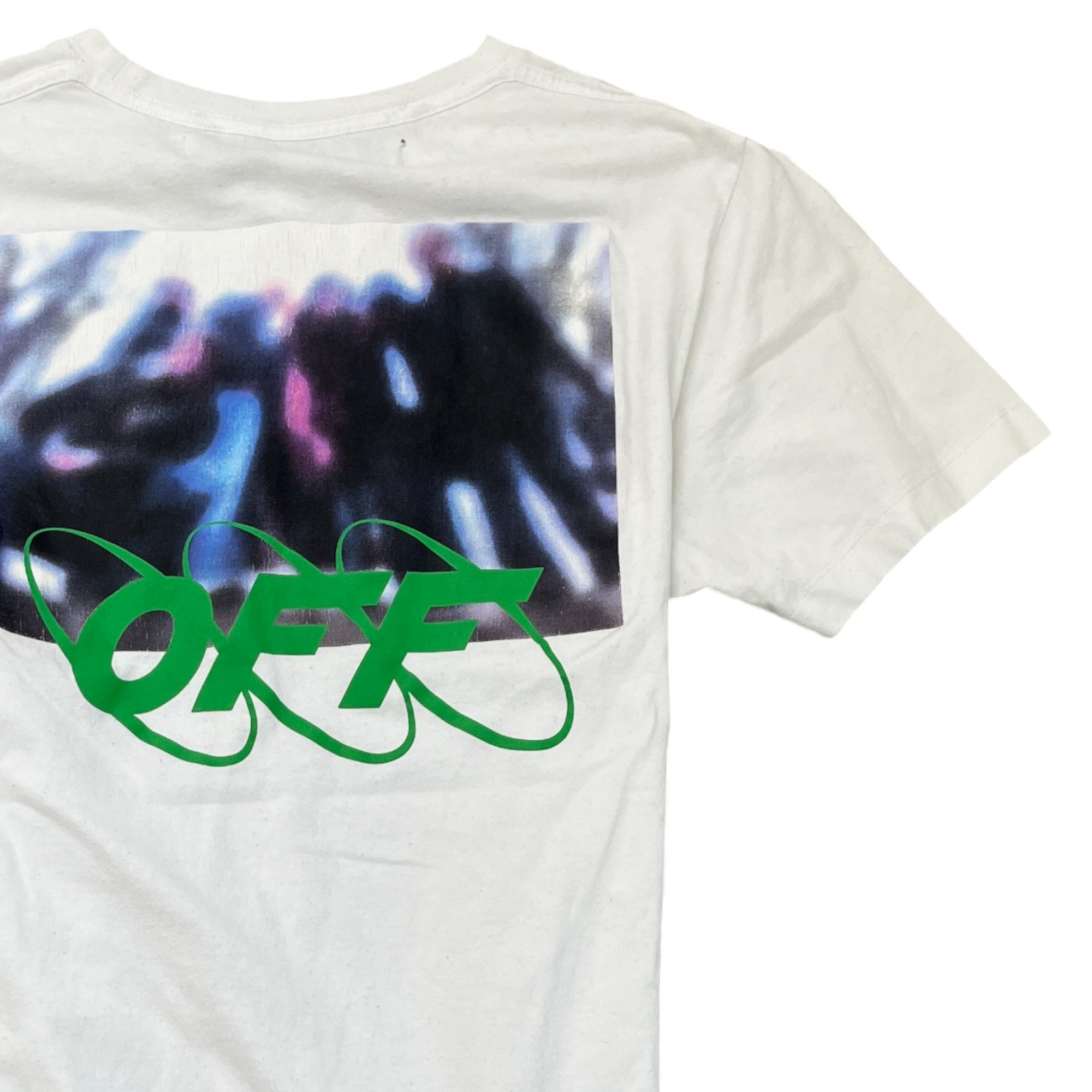 Men's Graphic Print T-Shirt White Size S