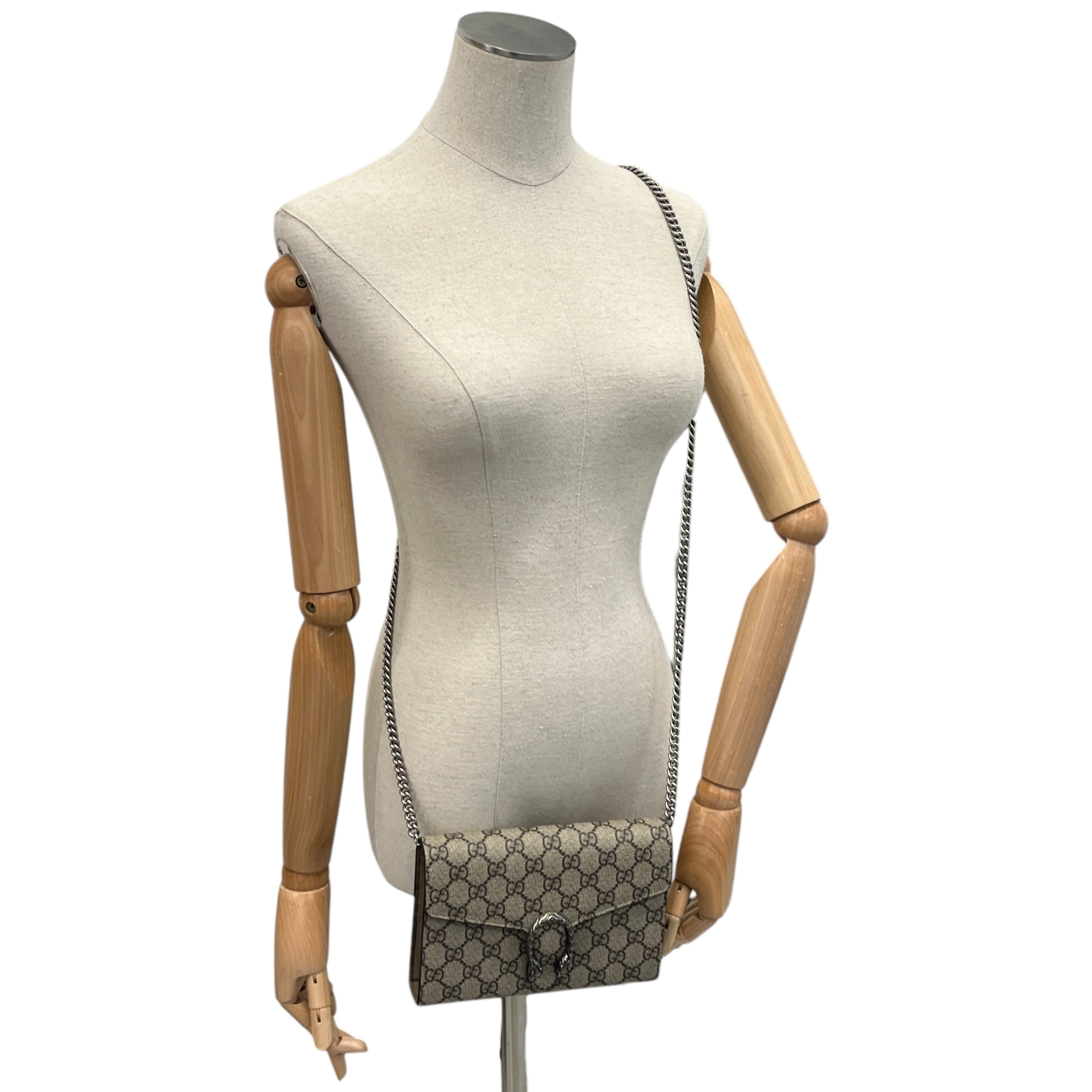 Women's Dionysus Wallet On Chain Bag Beige