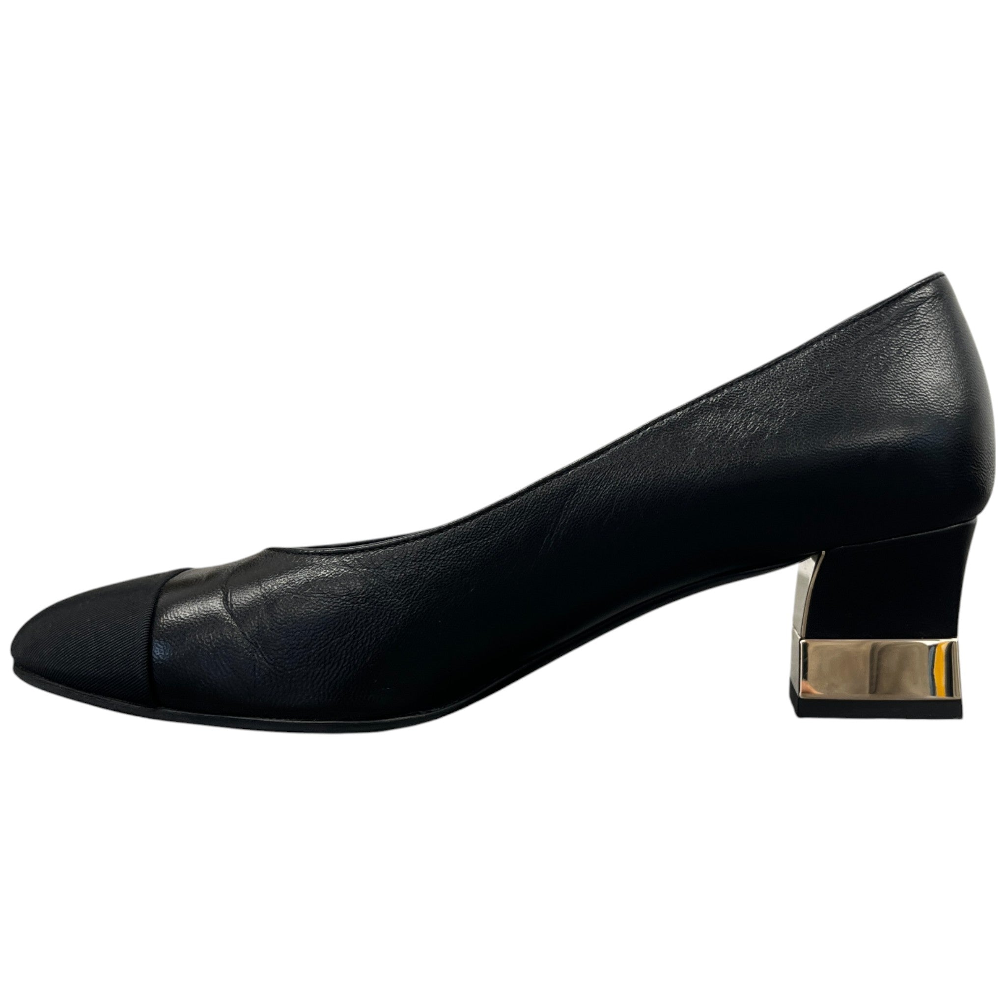 Women's Cc Logo Pumps Mules Black Size EU 37.5 / UK 4.5