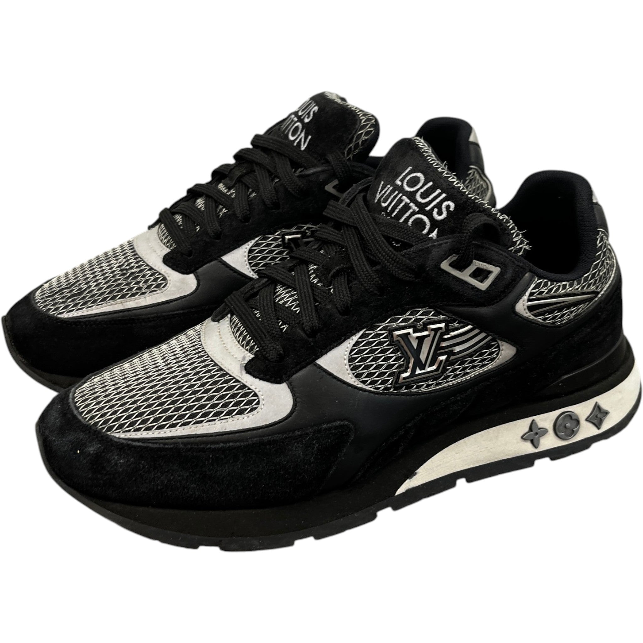 Men's Run Away Low Trainers Black Size EU 40 / UK 6