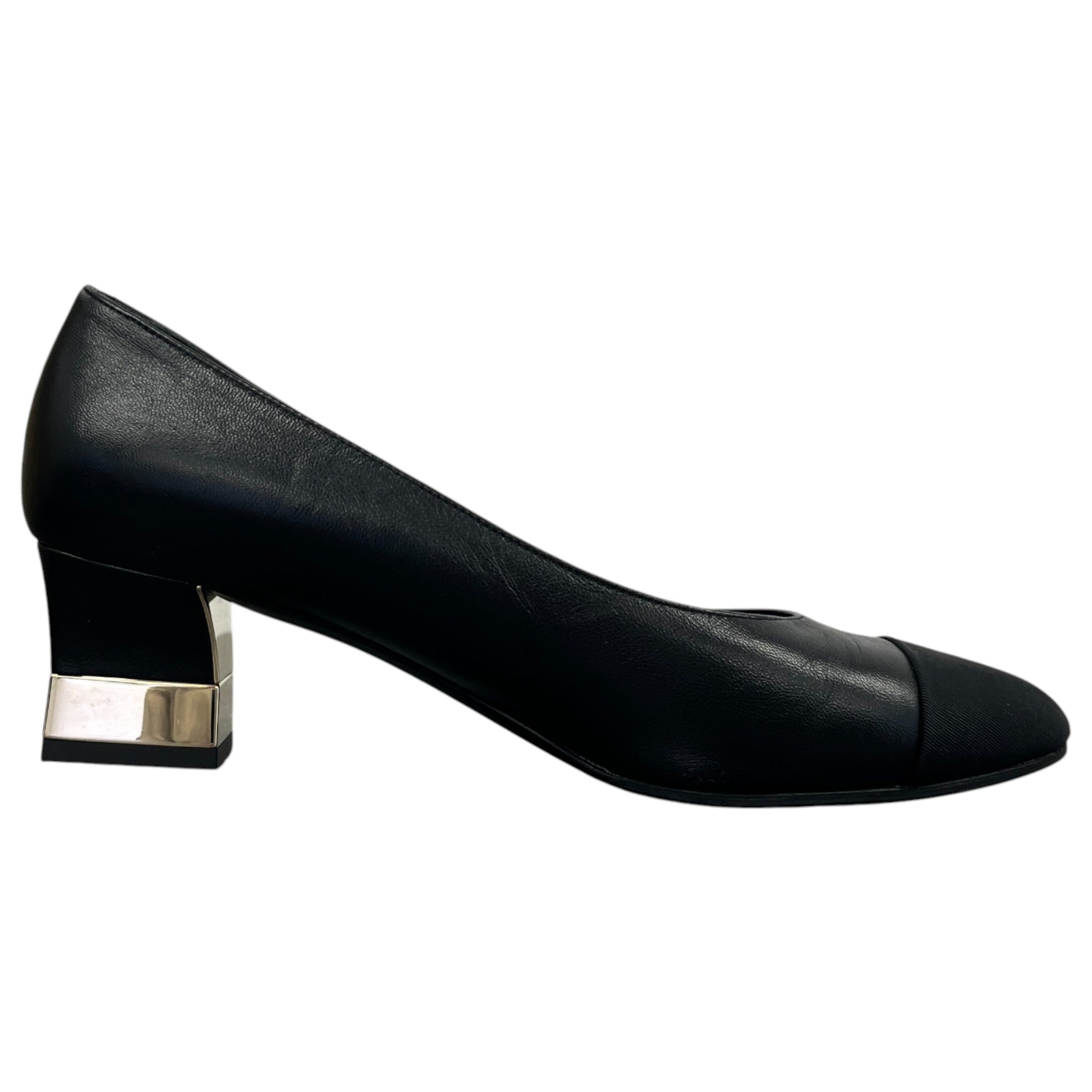 Women's Cc Logo Pumps Mules Black Size EU 37.5 / UK 4.5