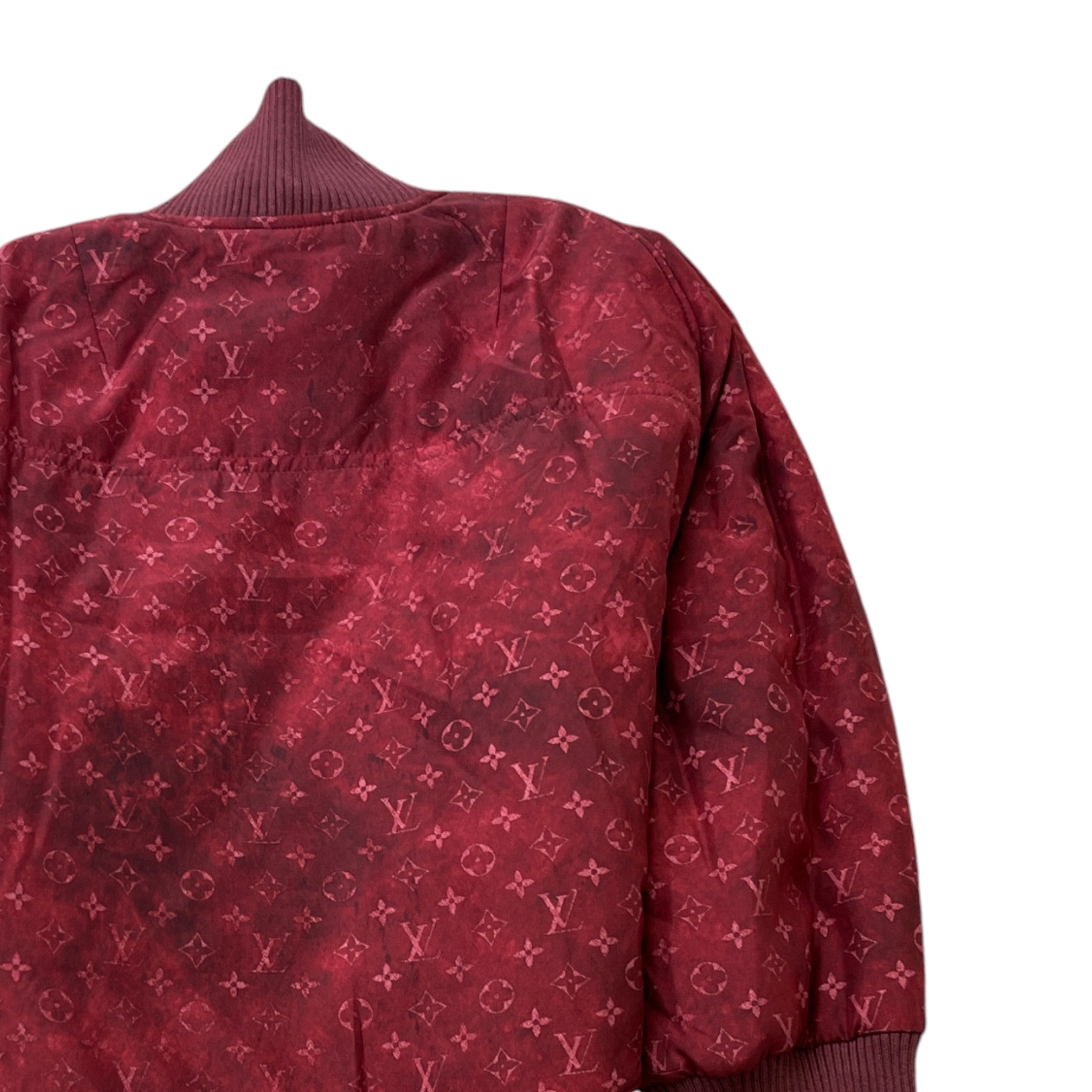 Women's Monogram Cloud Bomber Jacket Burgundy Size IT 38 / UK 6