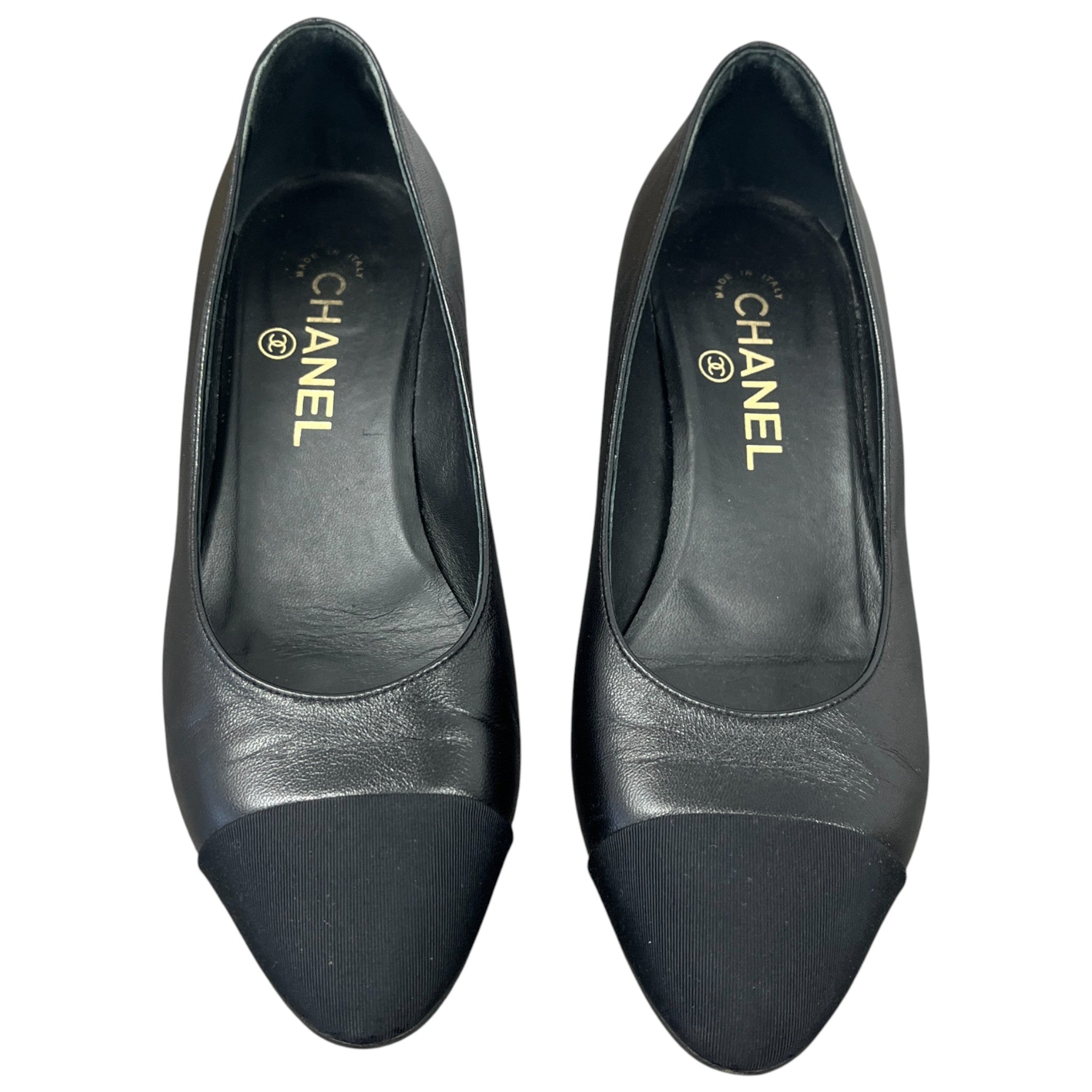 Women's Cc Logo Pumps Mules Black Size EU 37.5 / UK 4.5