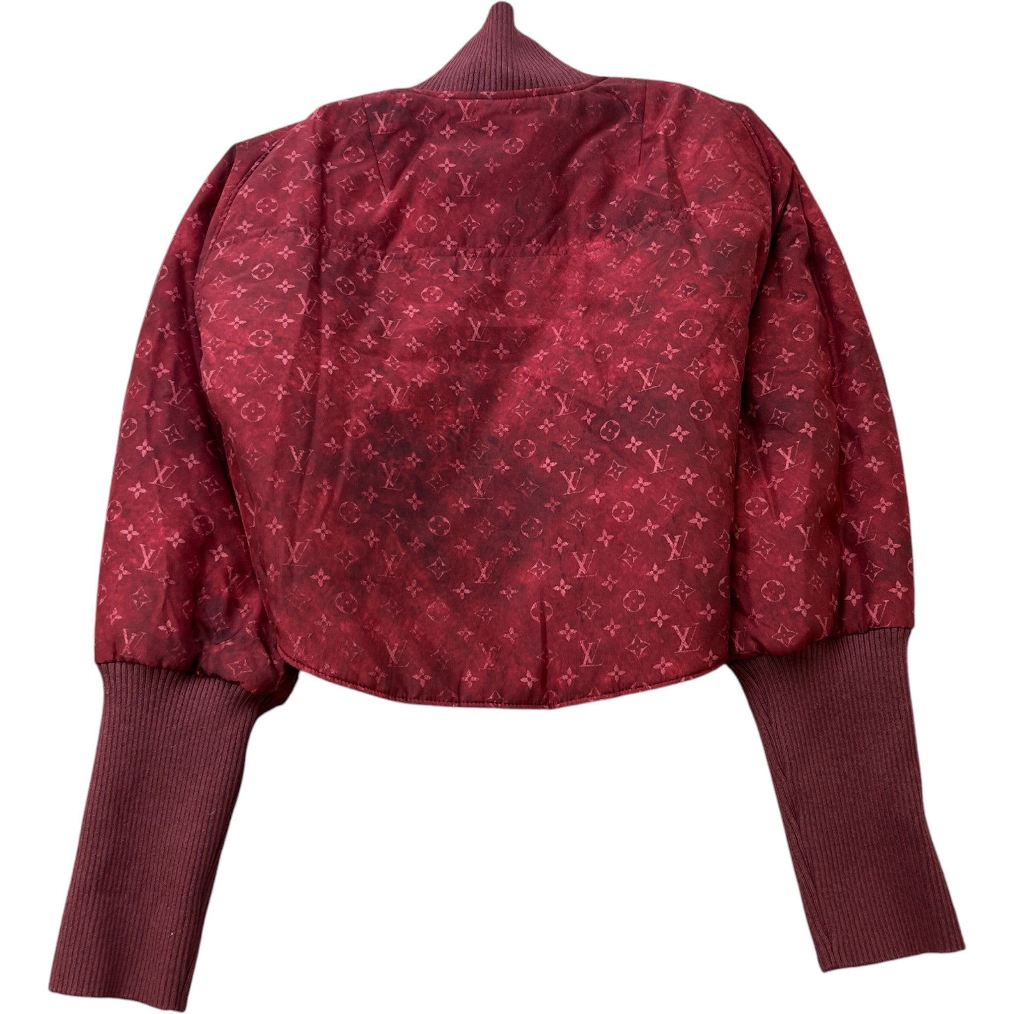 Women's Monogram Cloud Bomber Jacket Burgundy Size IT 38 / UK 6