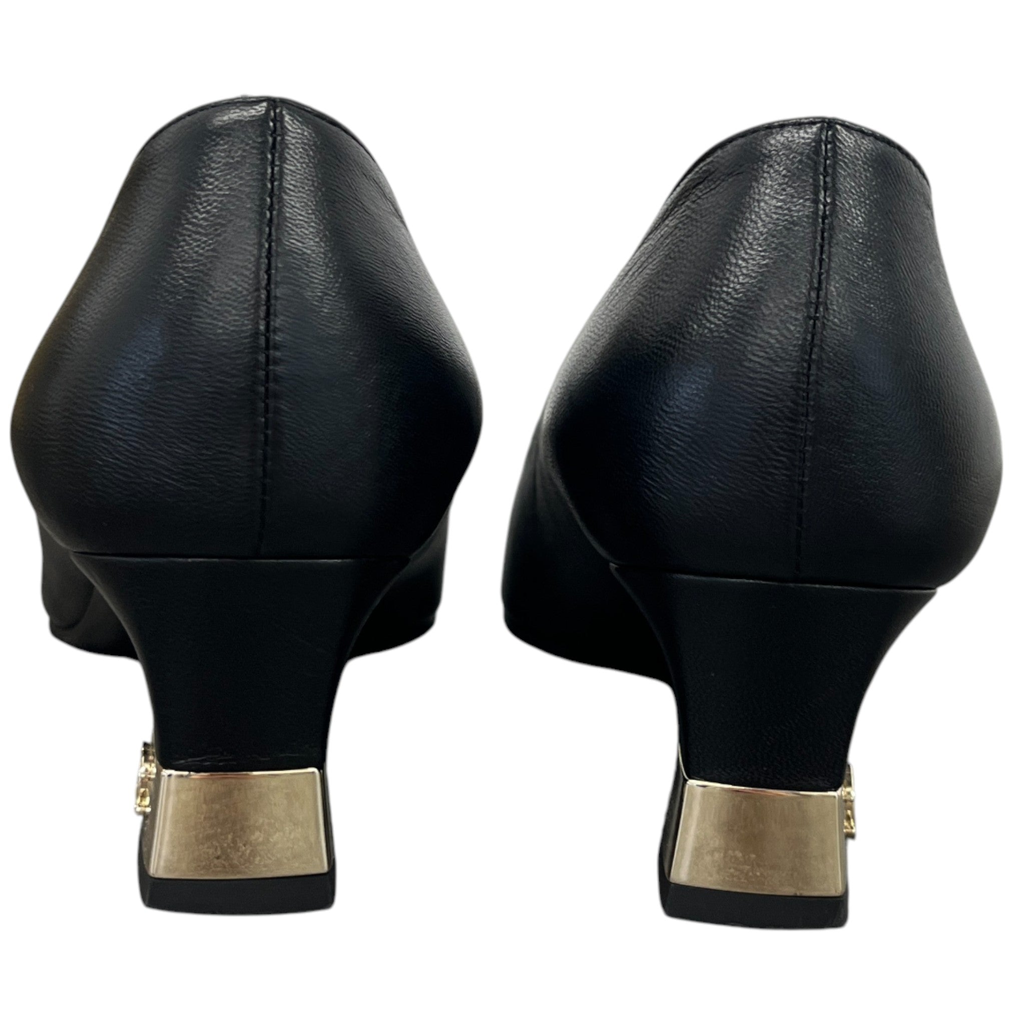 Women's Cc Logo Pumps Mules Black Size EU 37.5 / UK 4.5