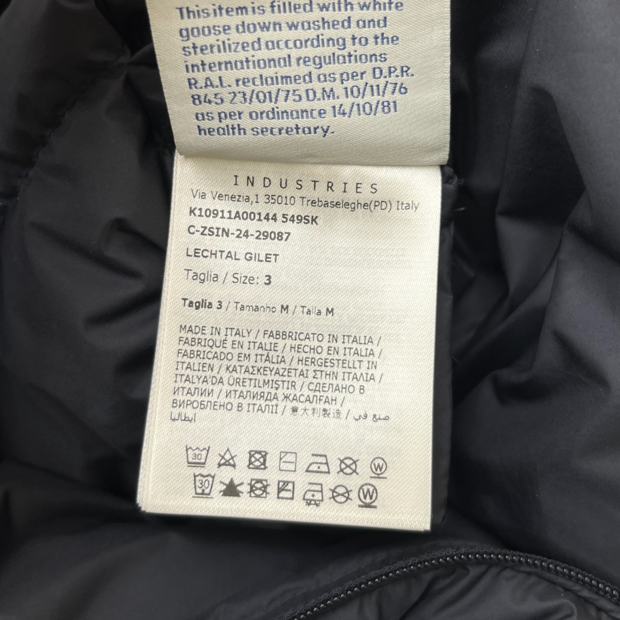 Men's Lechtal Gilet Blue Size 3 / L