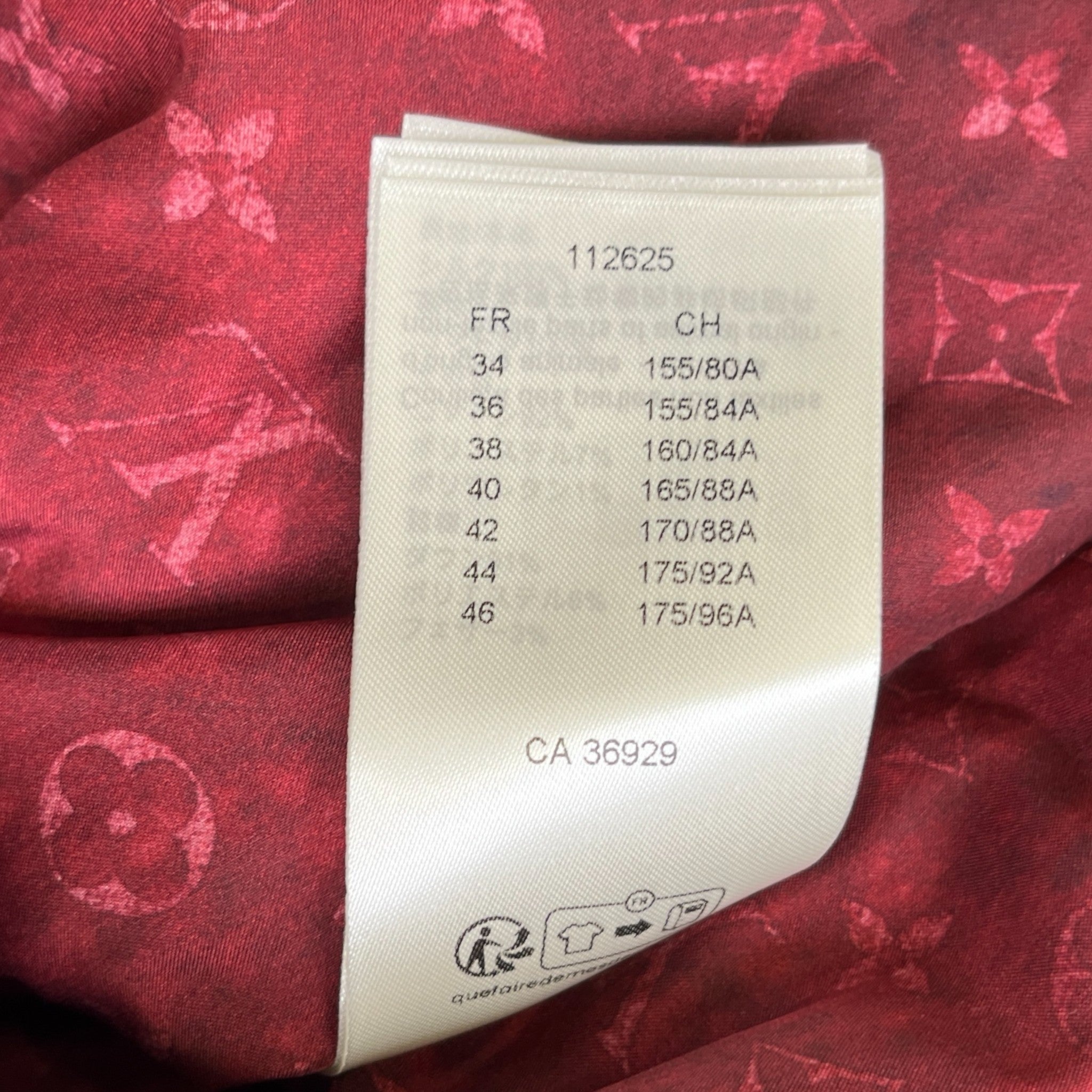 Women's Monogram Cloud Bomber Jacket Burgundy Size IT 38 / UK 6