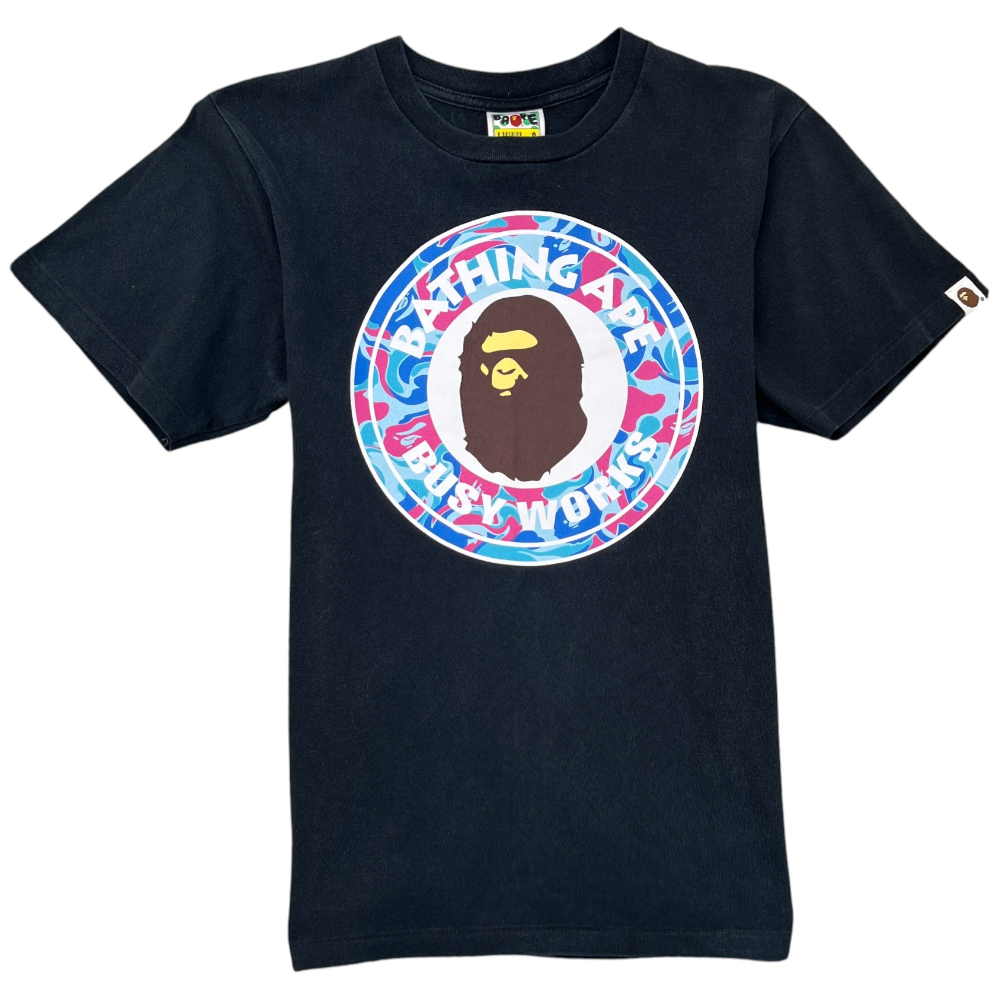 Men's Busy Works T-Shirt Black Size S