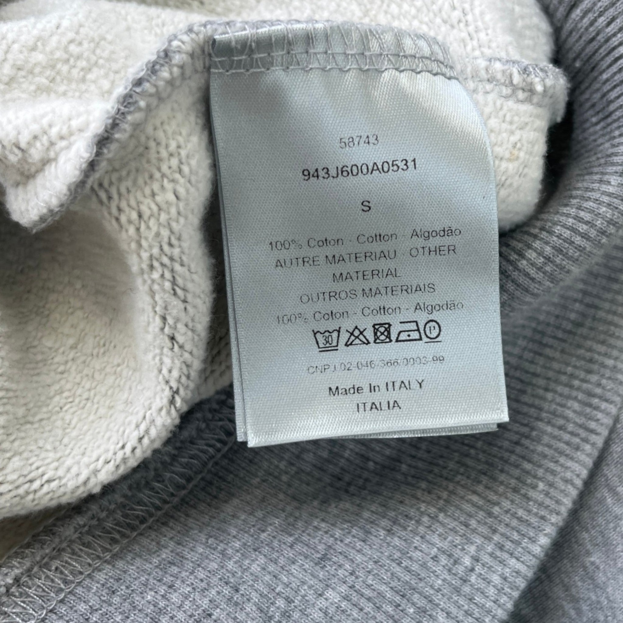 Men's Cd Icon Hoodie Grey Size S