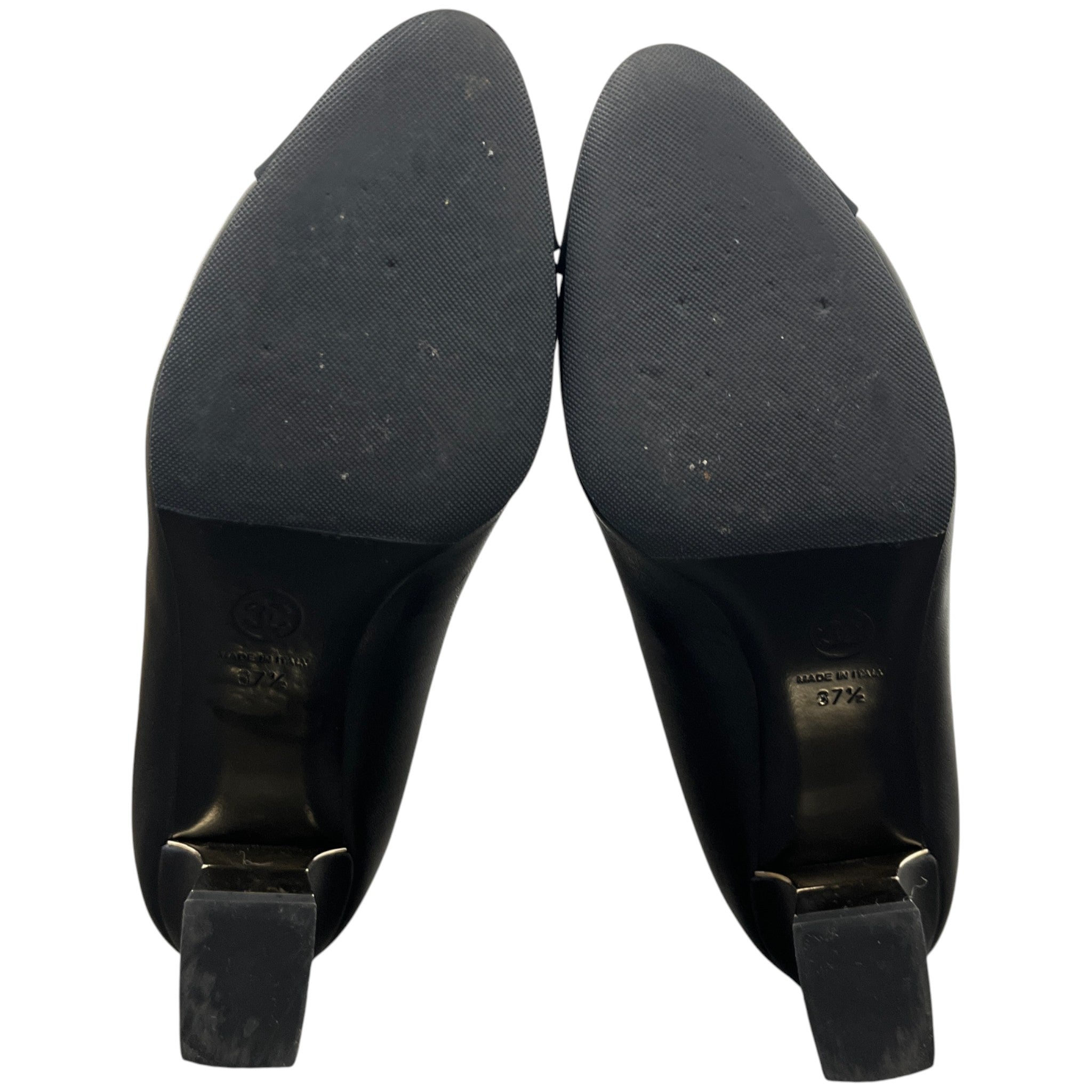 Women's Cc Logo Pumps Mules Black Size EU 37.5 / UK 4.5