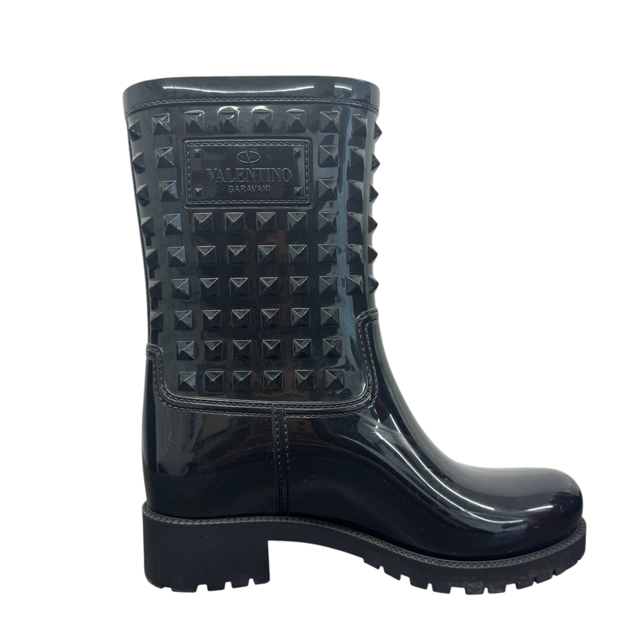 Women's Rockstud Wellies Black Size EU 36 / UK 3