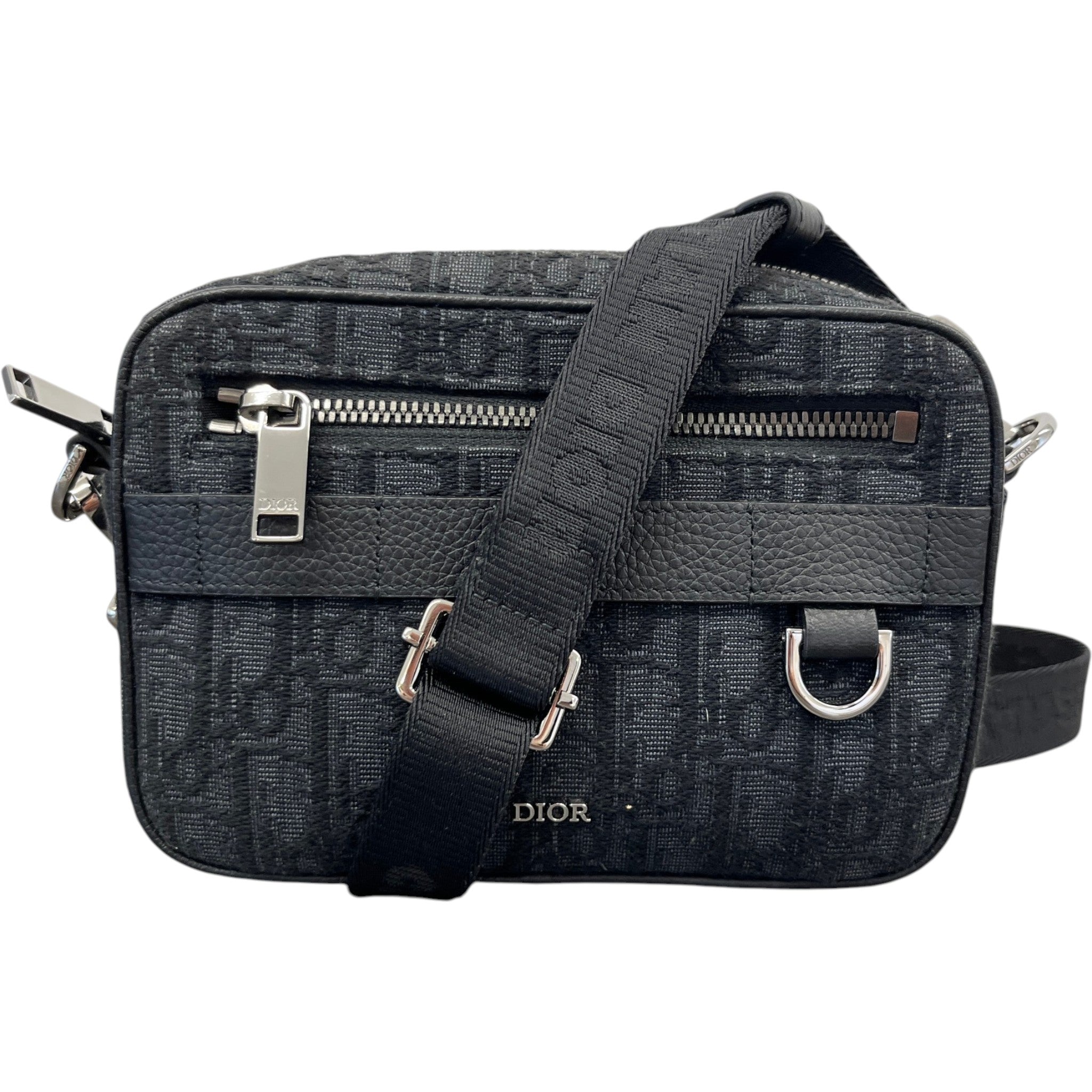 Men's Mini Safari Messenger Bag Black