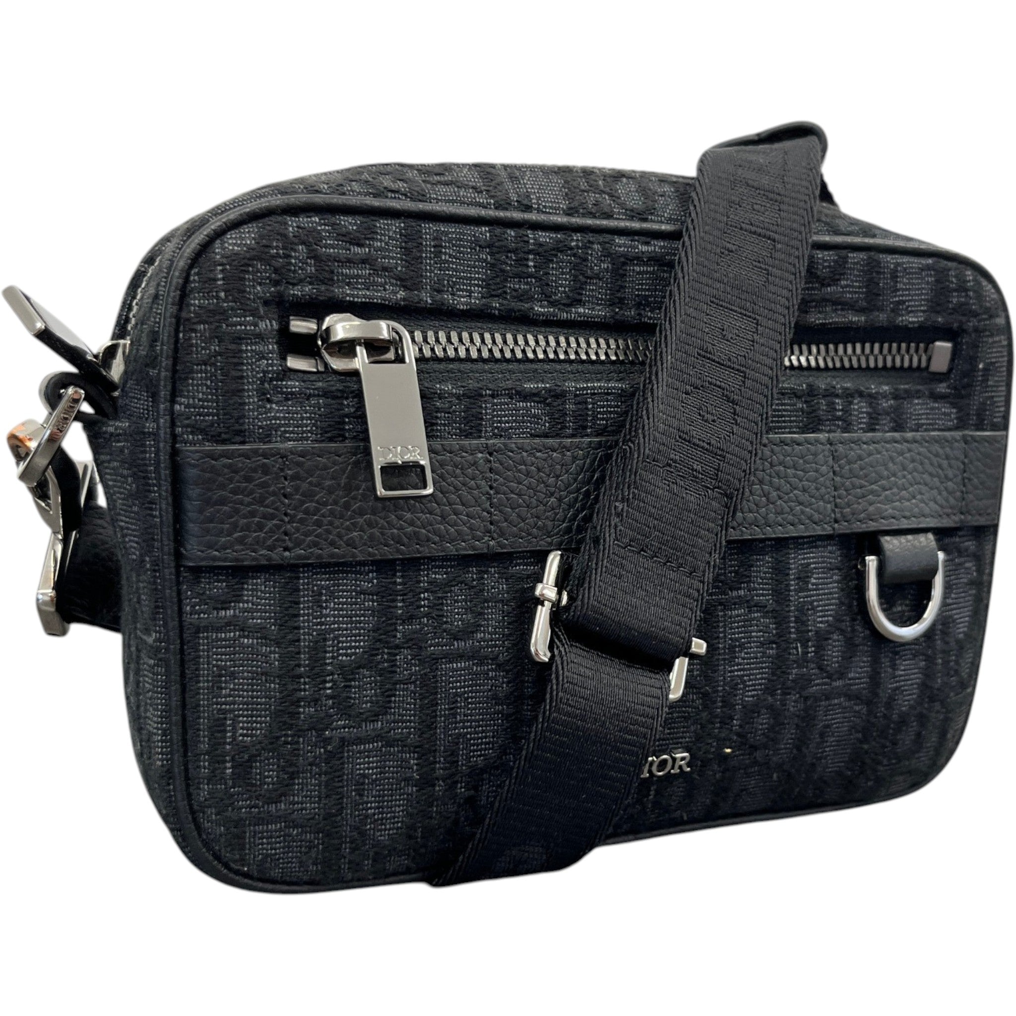 Men's Mini Safari Messenger Bag Black