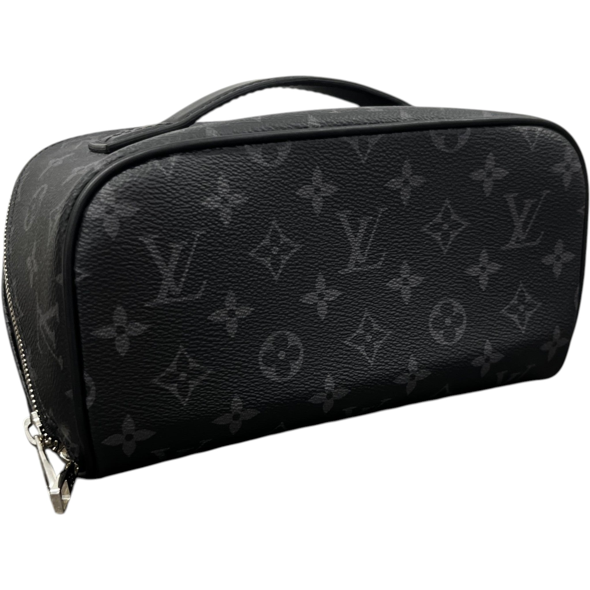 Men's M11508 Monogram Eclipse Toiletry Bag Black